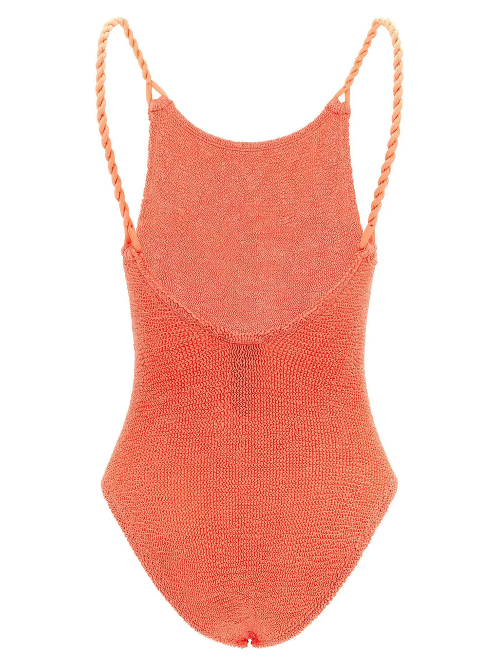 Hunza G Orange Polyamide One-Piece Swimsuit