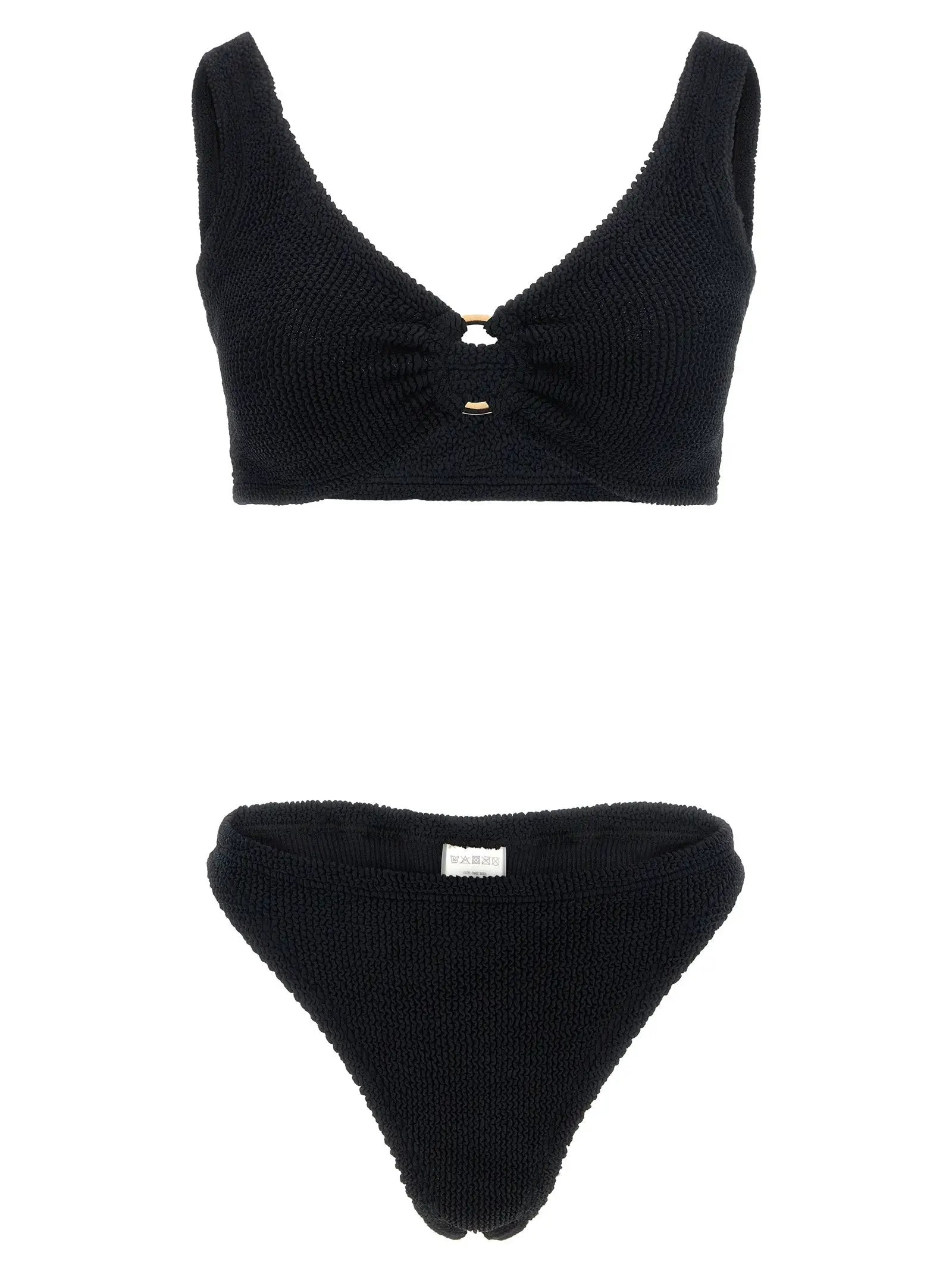 Hunza G Black Polyamide Bikini