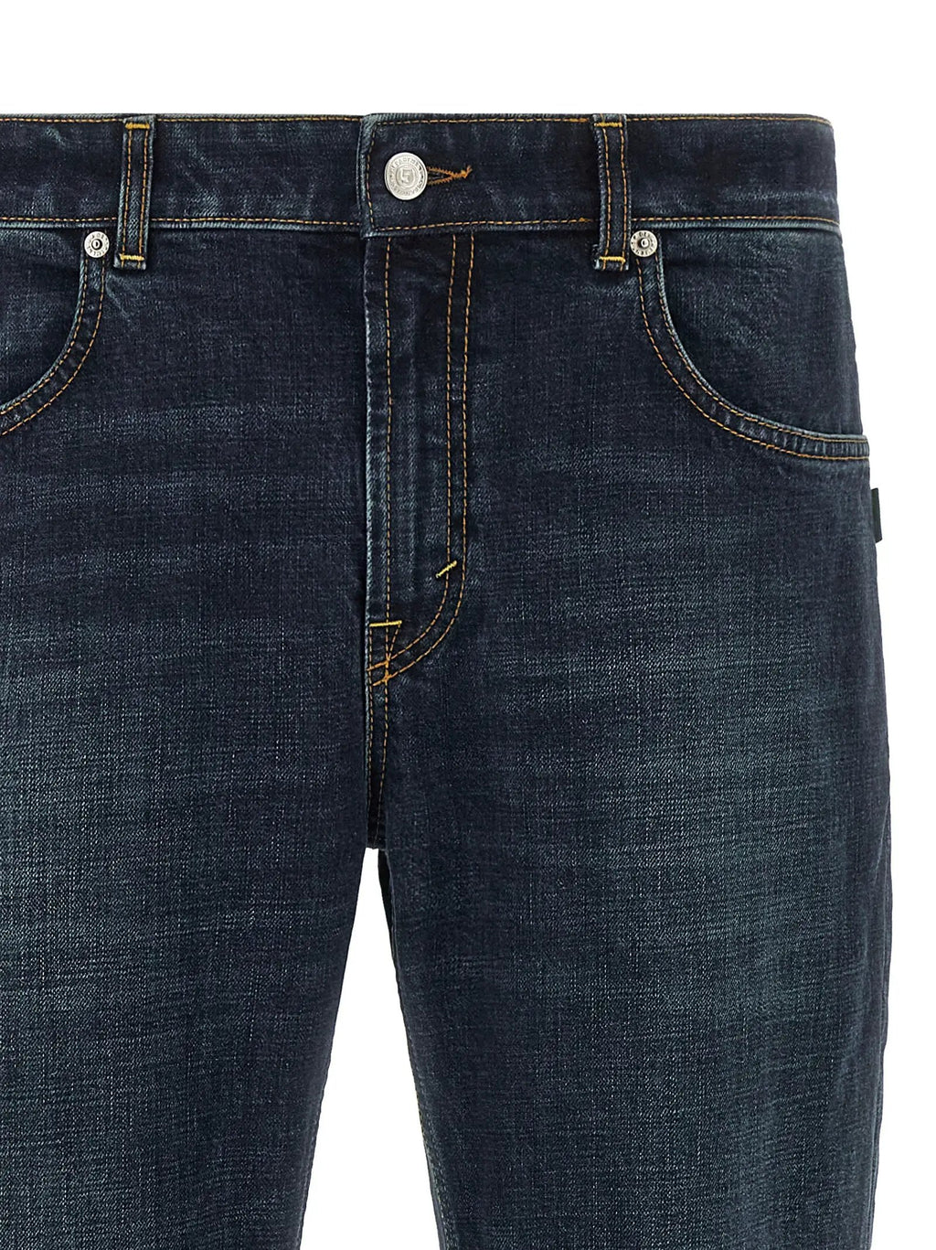 Department 5 Blue Cotton Cropped Jeans