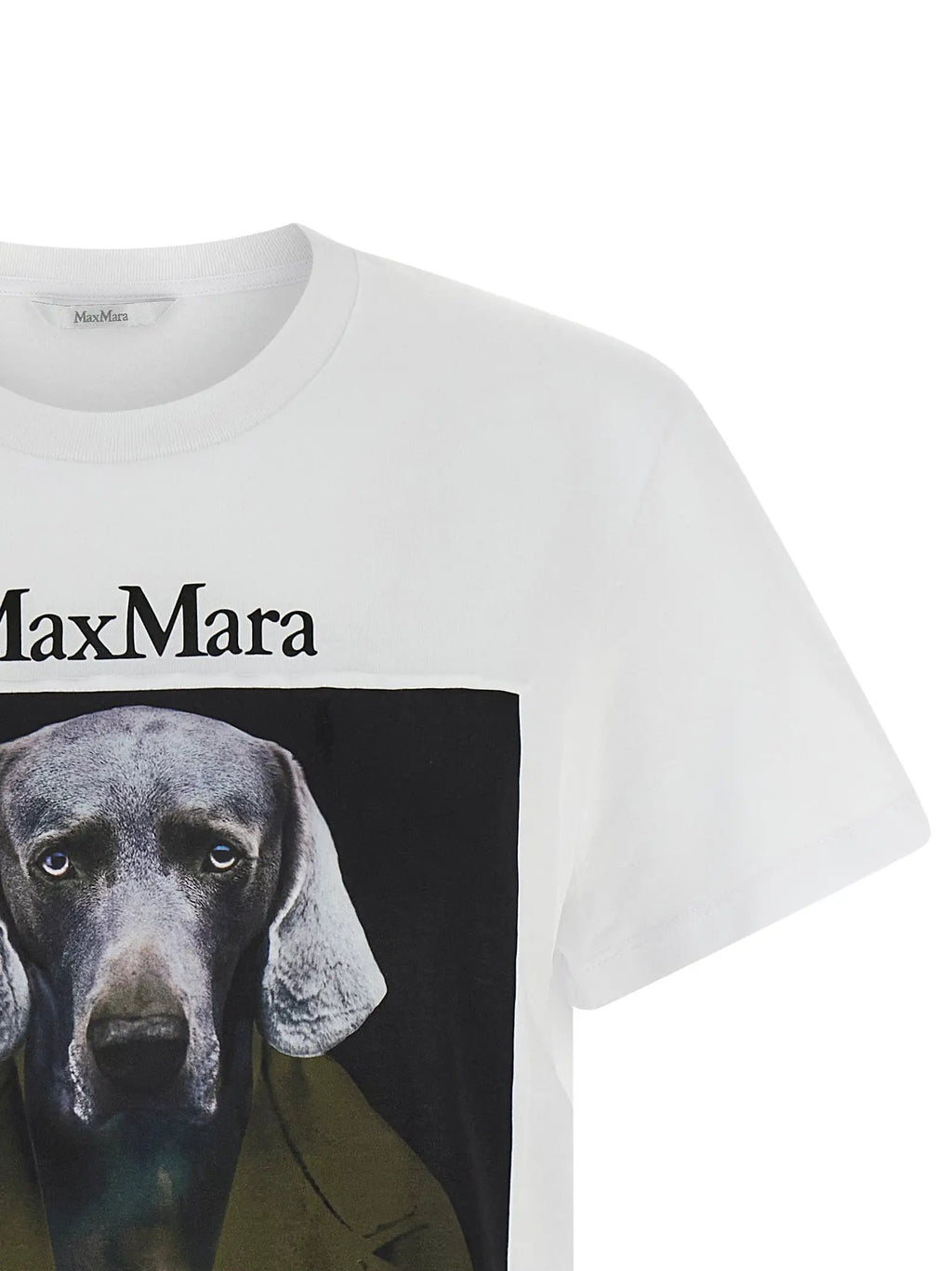 Max Mara White Cotton T-Shirt