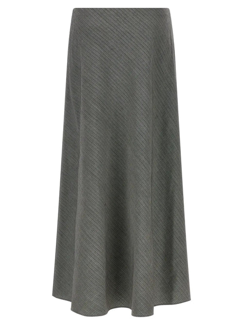 Mini-jupe Alberta Ferretti en viscose grise