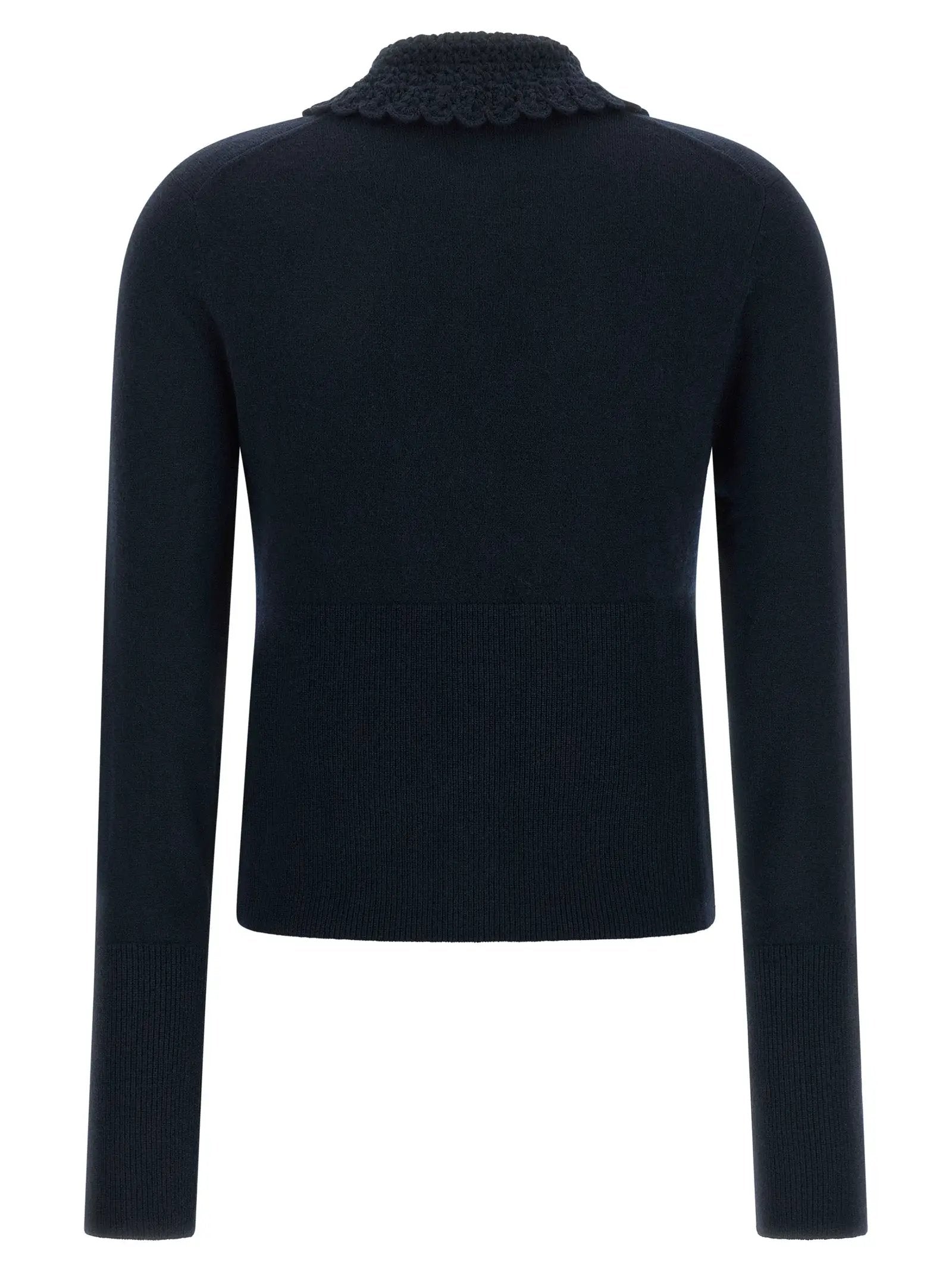 Chloé Blue Wool Cardigan