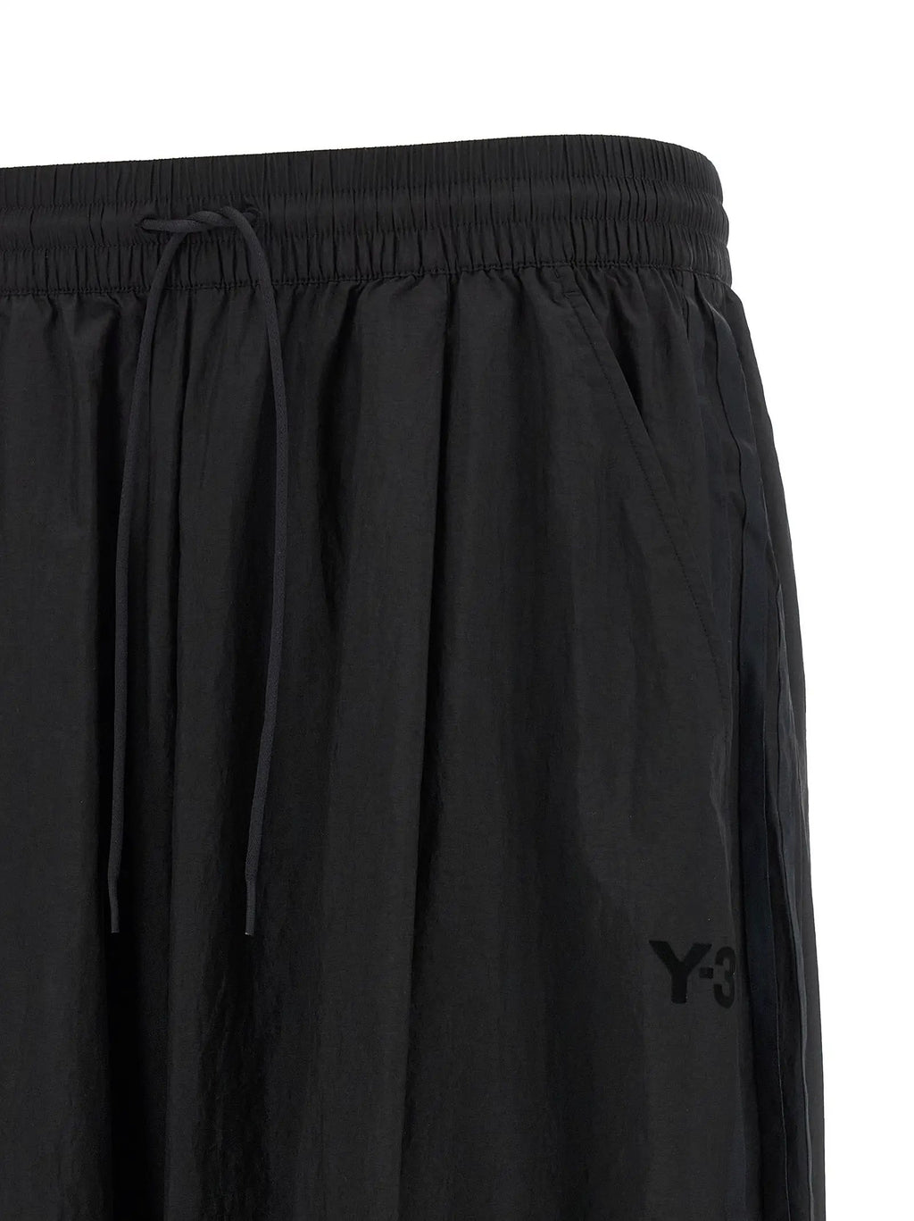 Y-3 Black Polyamide Athletic Pants