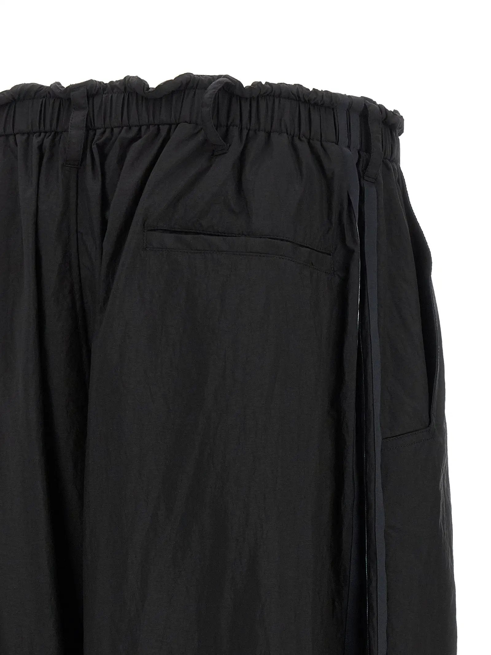 Y-3 Black Polyamide Cargo Pants