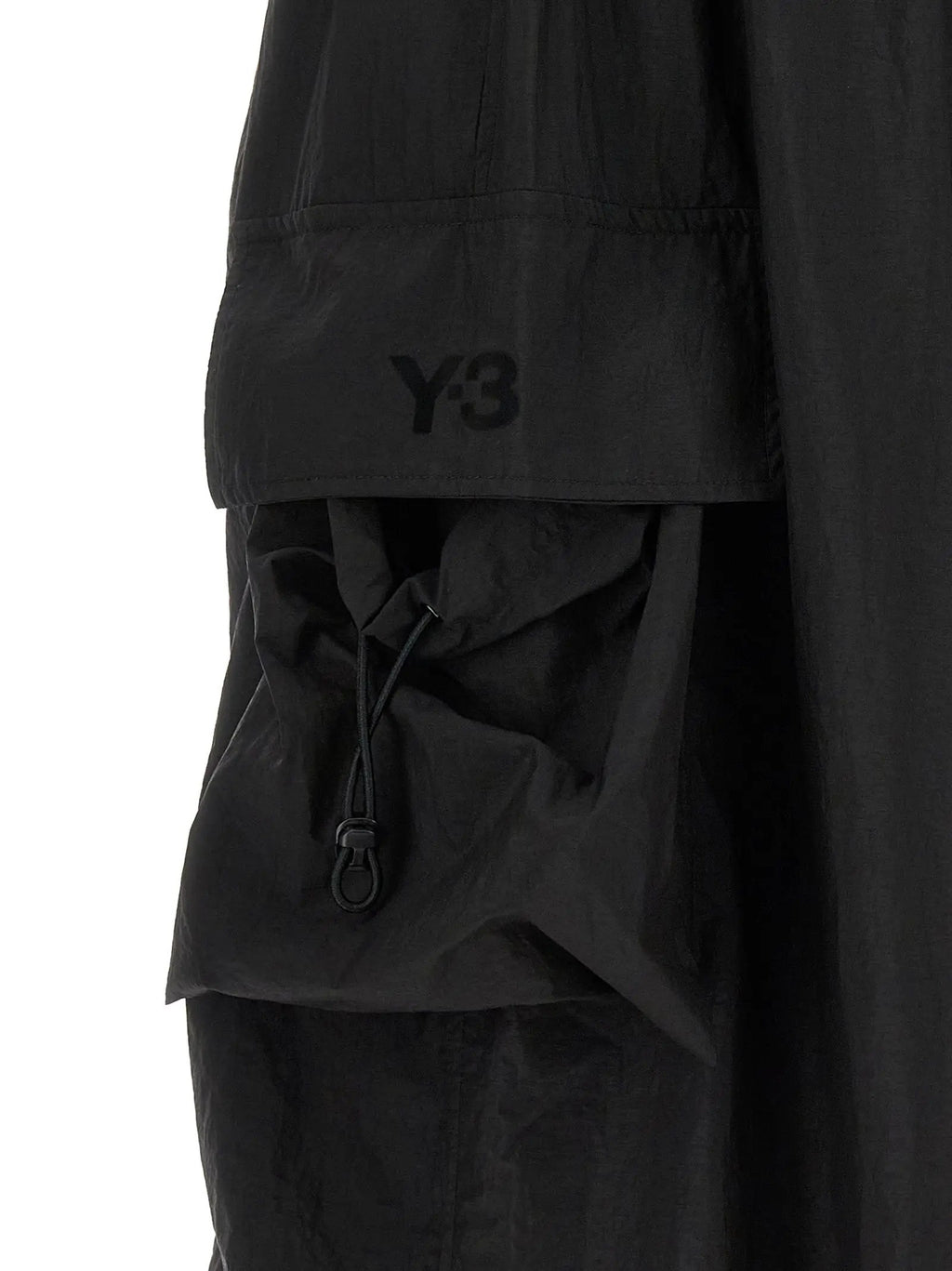 Y-3 Black Polyamide Cargo Pants