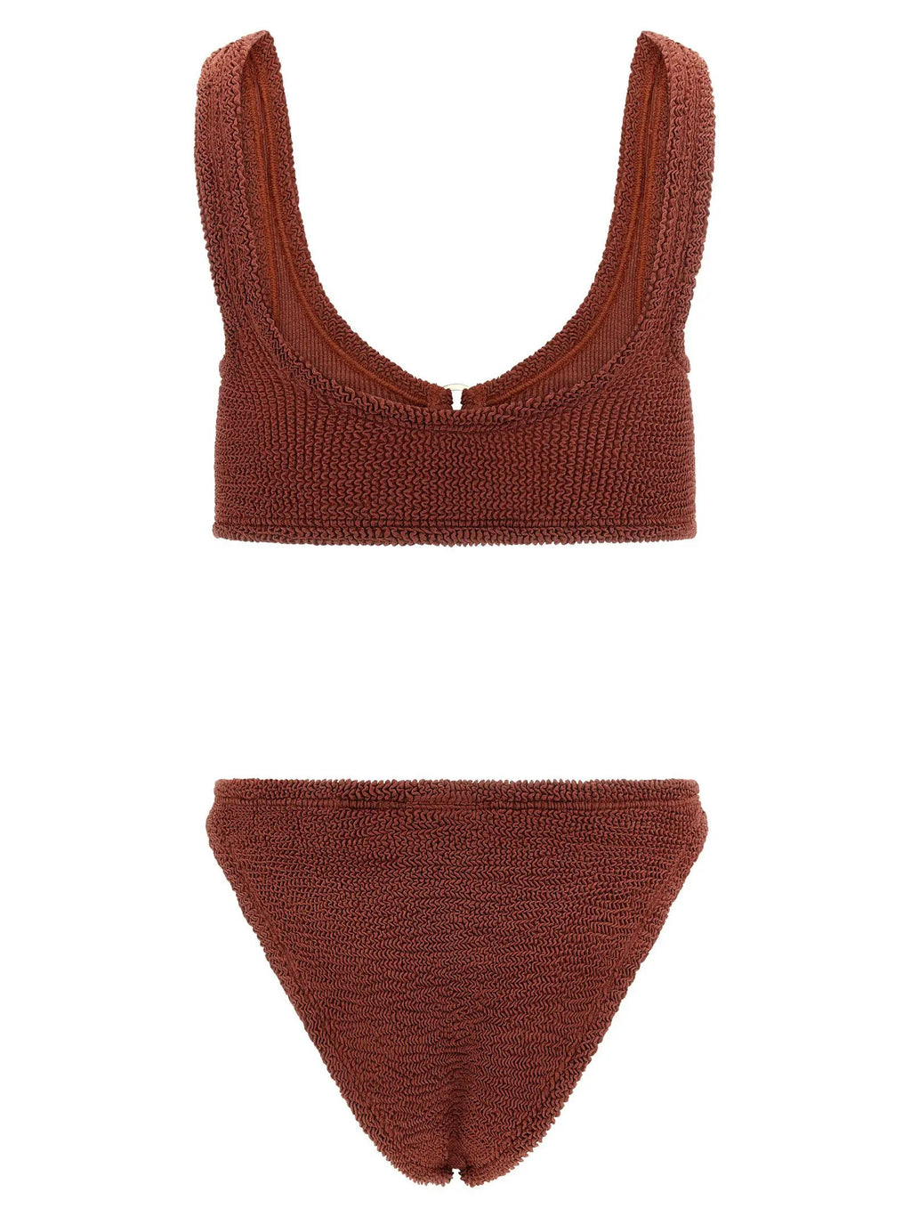 Hunza G Brown Polyamide Bikini