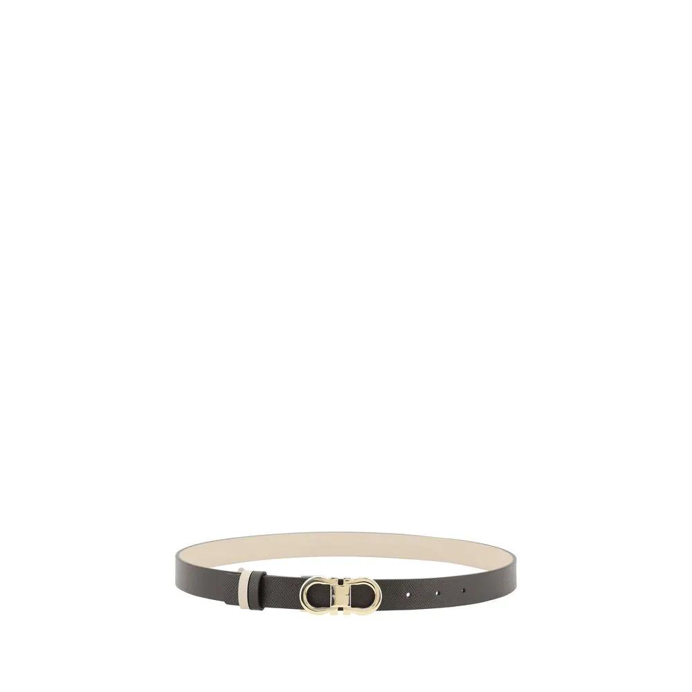 Ceinture Ferragamo Bos Taurus Regular en cuir de veau marron