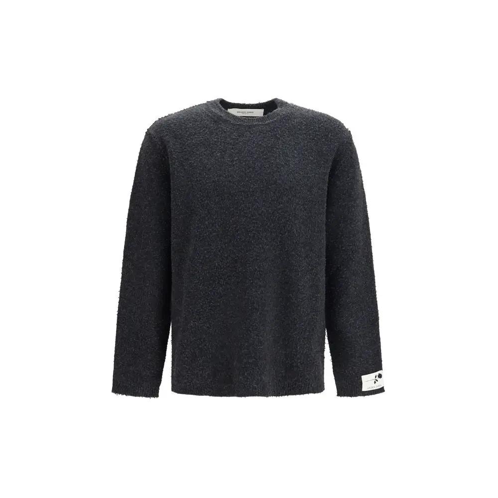 Golden Goose Gray Wool Oves Aries Sweatshirt