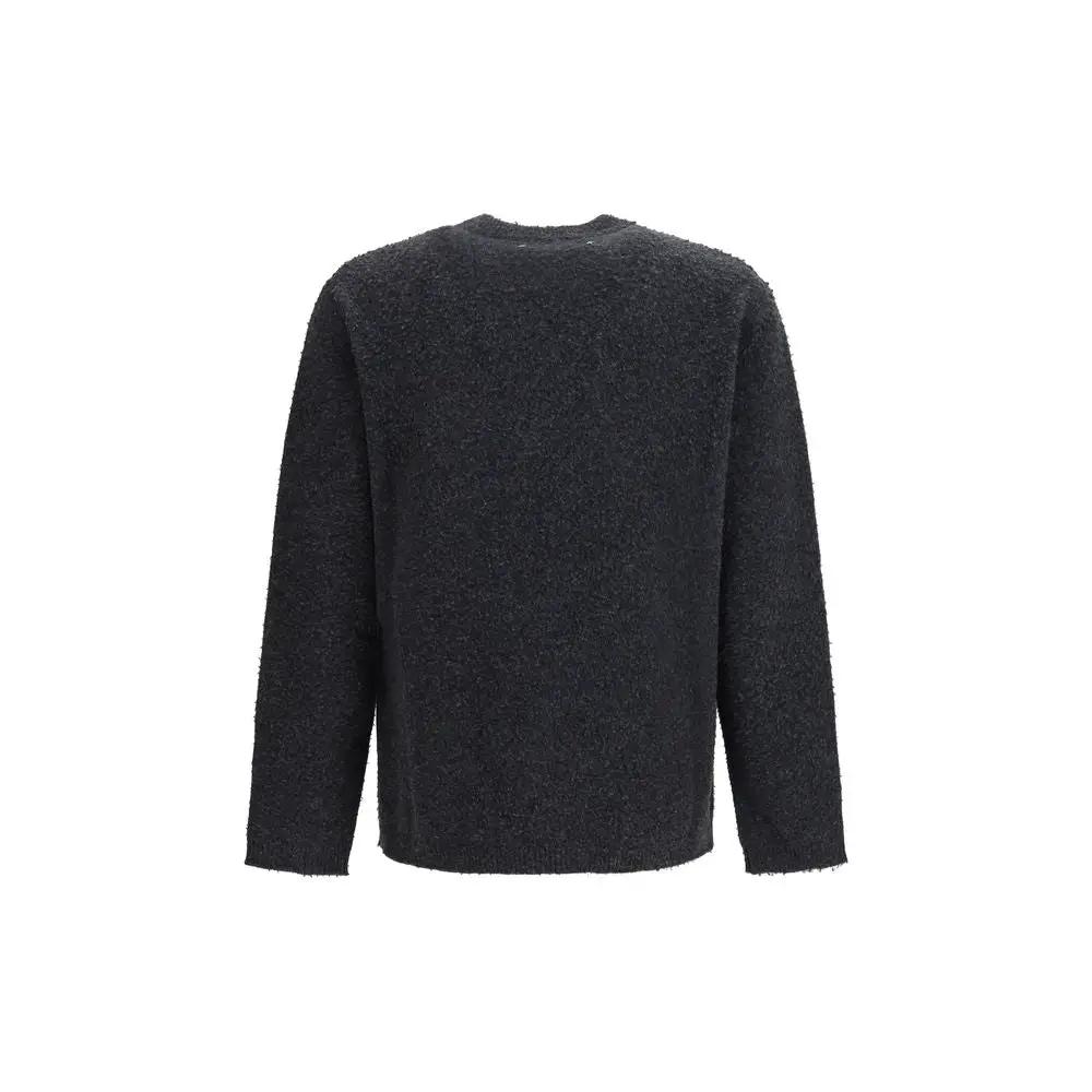 Golden Goose Gray Wool Oves Aries Sweatshirt