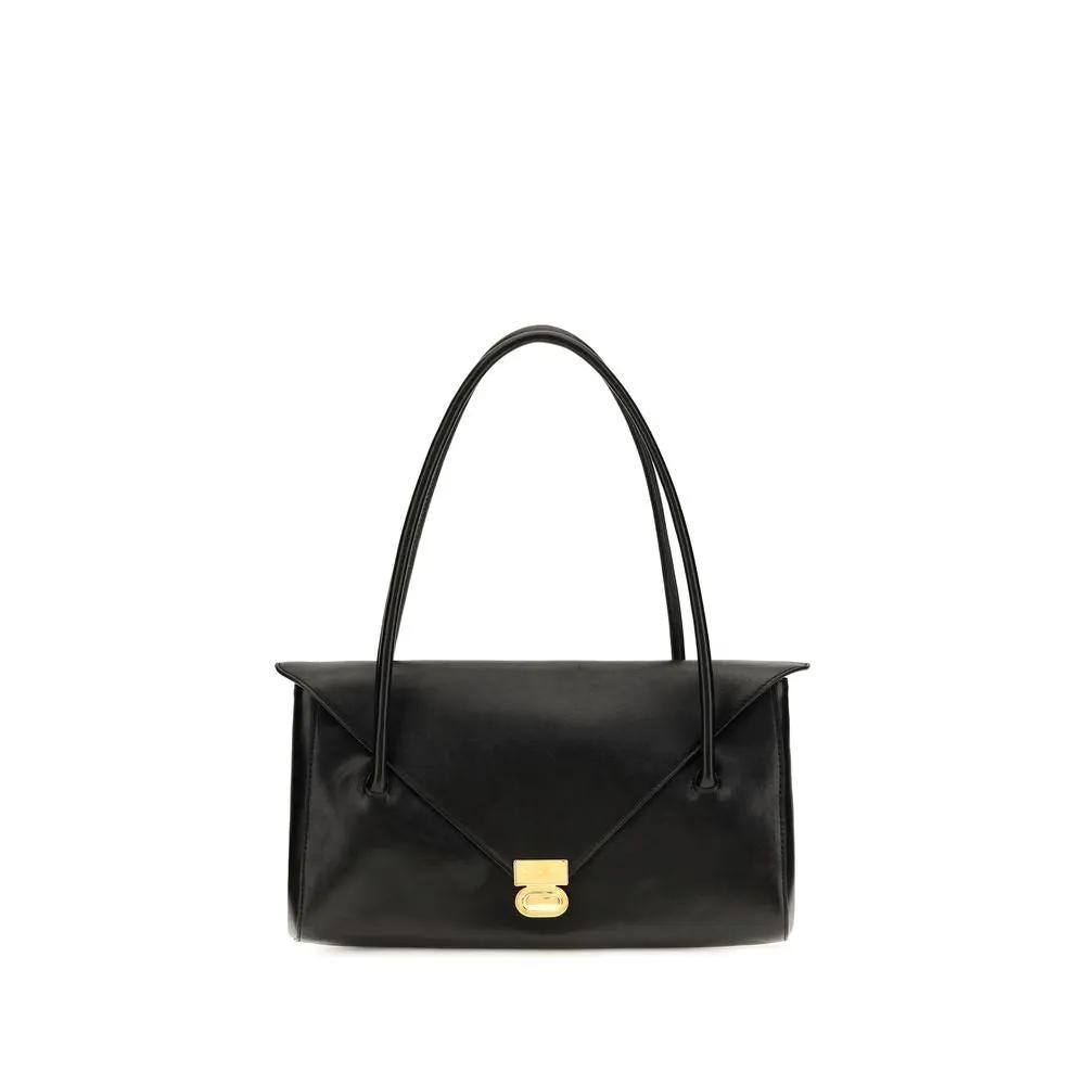 Marni Black Calf Leather Bos Taurus Shoulder Bag