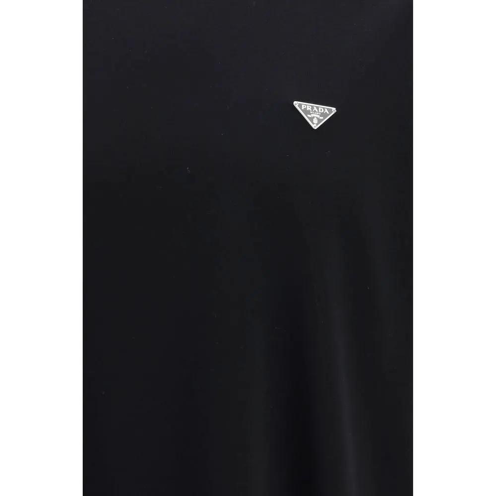Prada Black Cotton T-Shirt