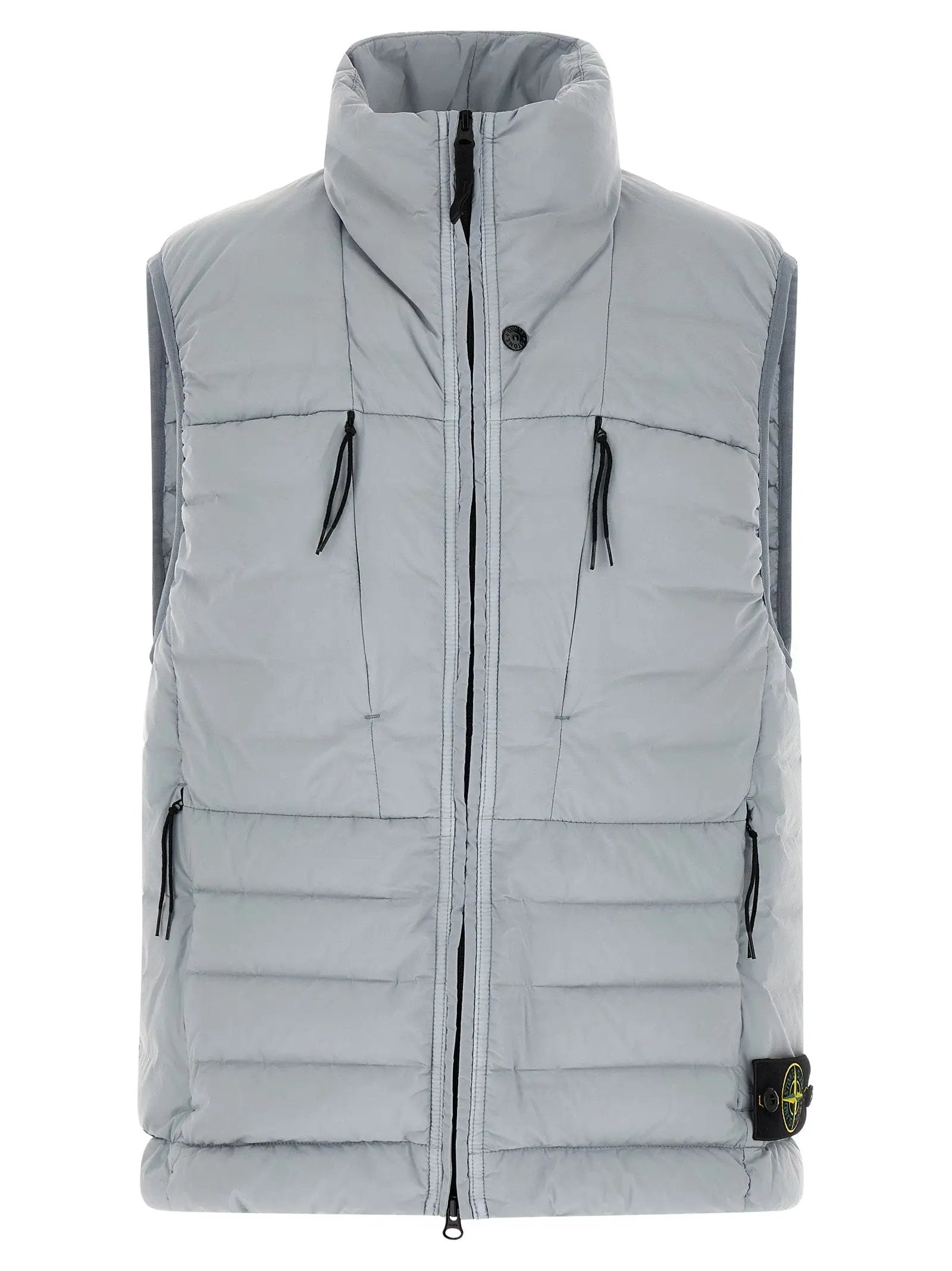Stone Island Gray Polyamide Sleeveless Jacket