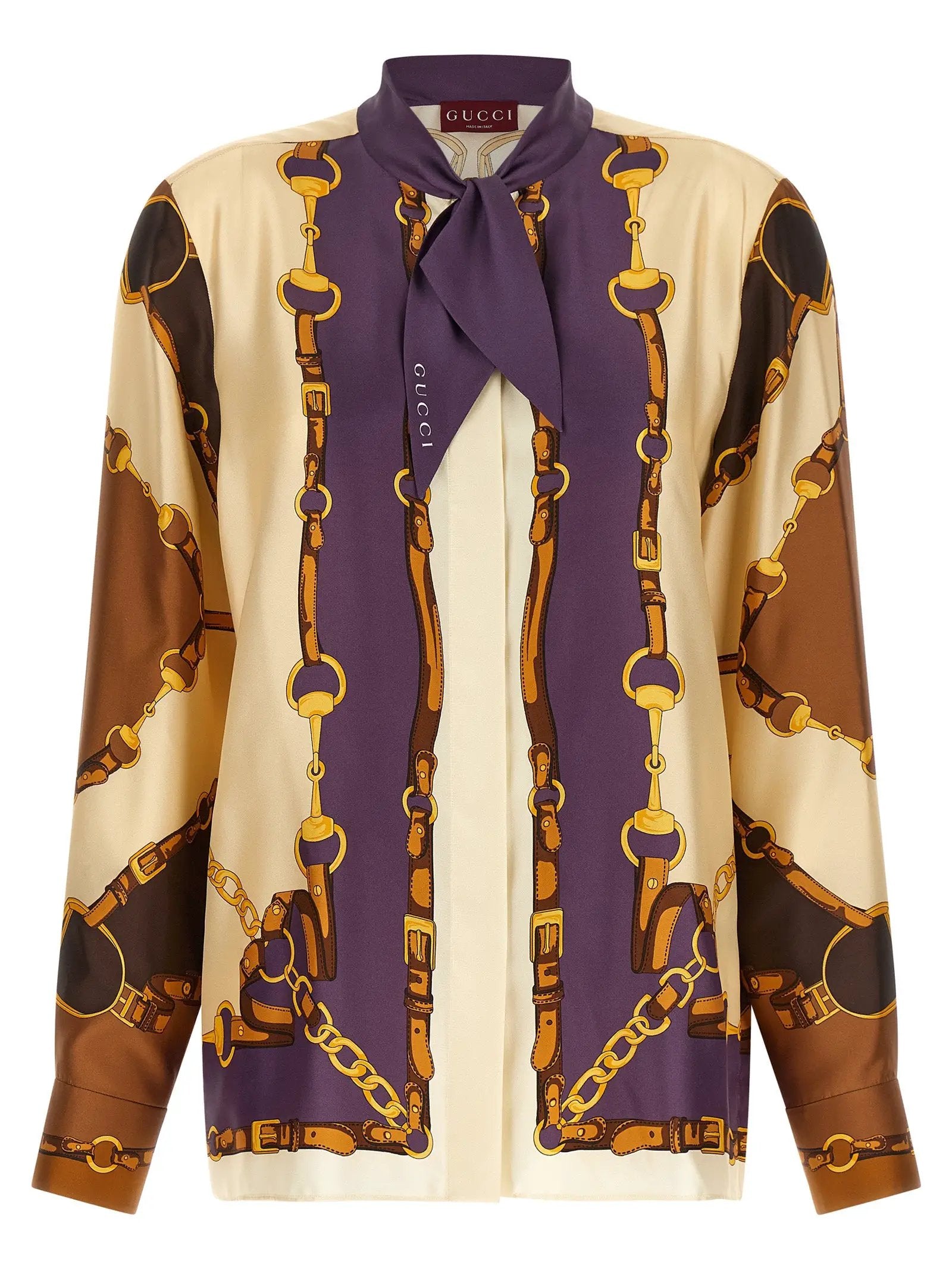 Gucci Multicolor Silk Blouse