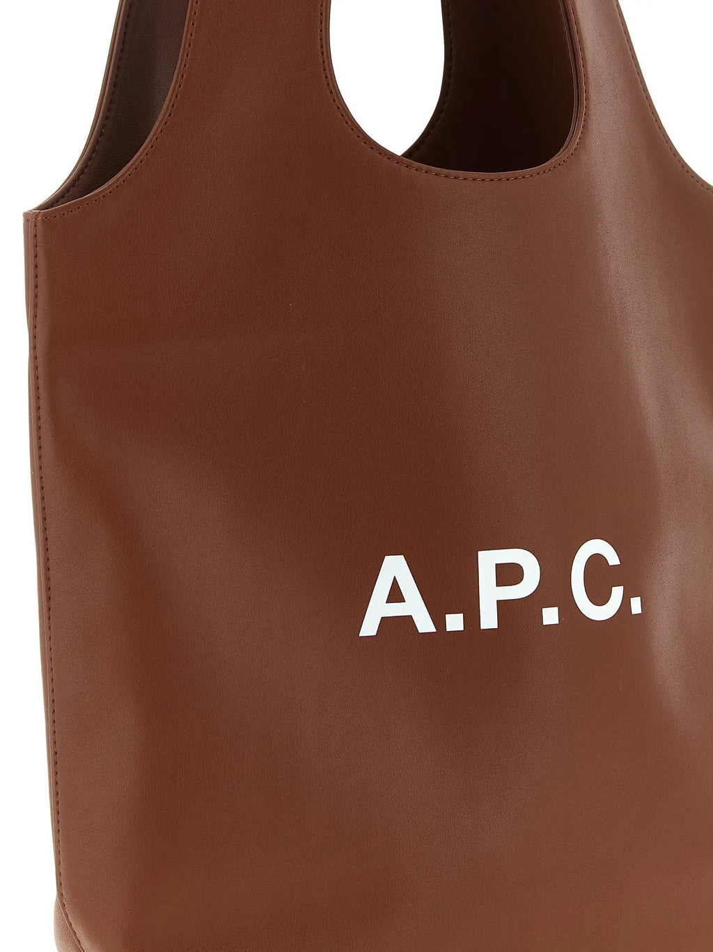 A.P.C. Brown Polyester Handbag