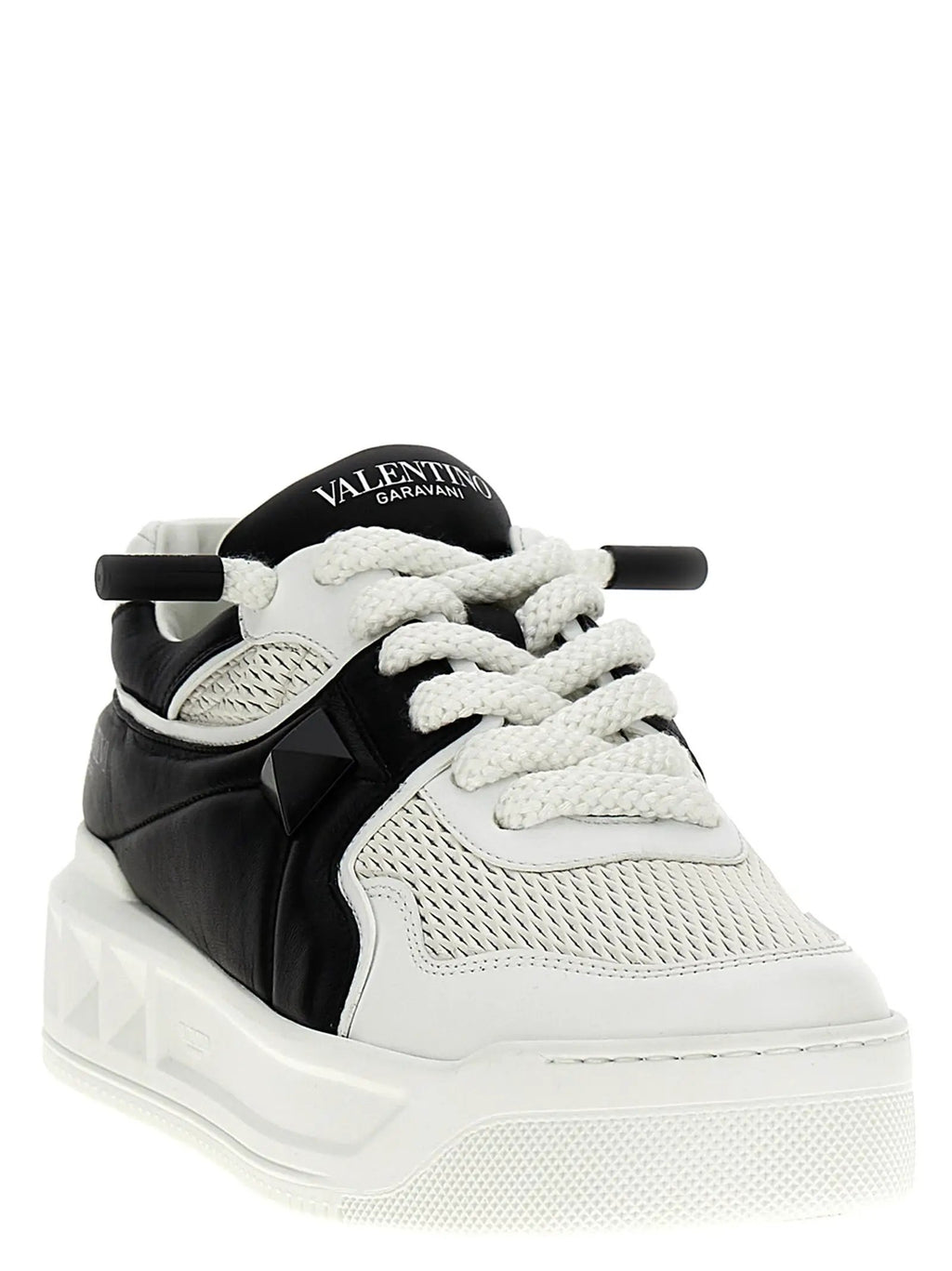 Valentino Garavani Bicolor Calfskin Chunky Sneakers