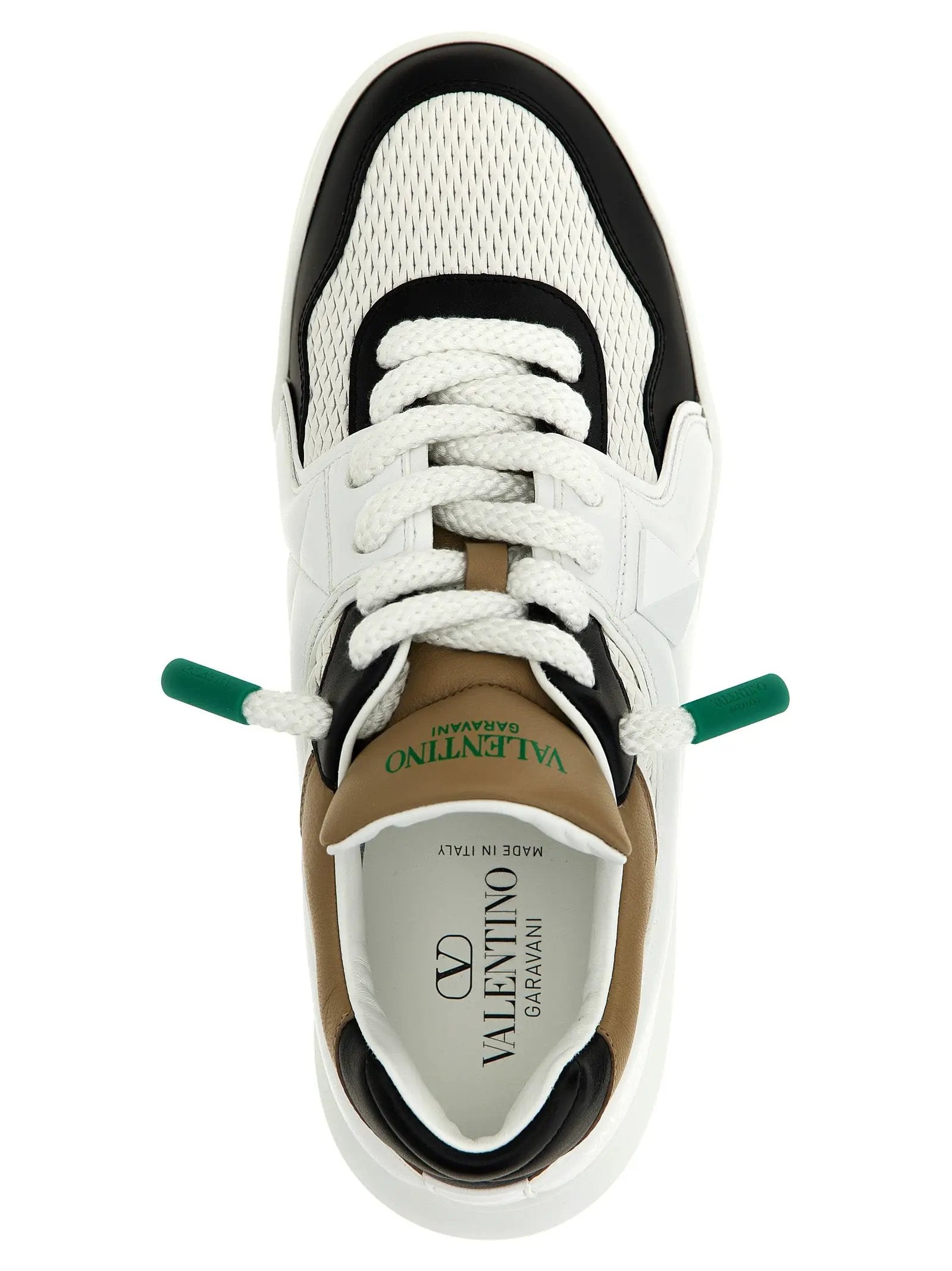 Valentino Garavani Bicolor Calfskin Chunky Sneakers