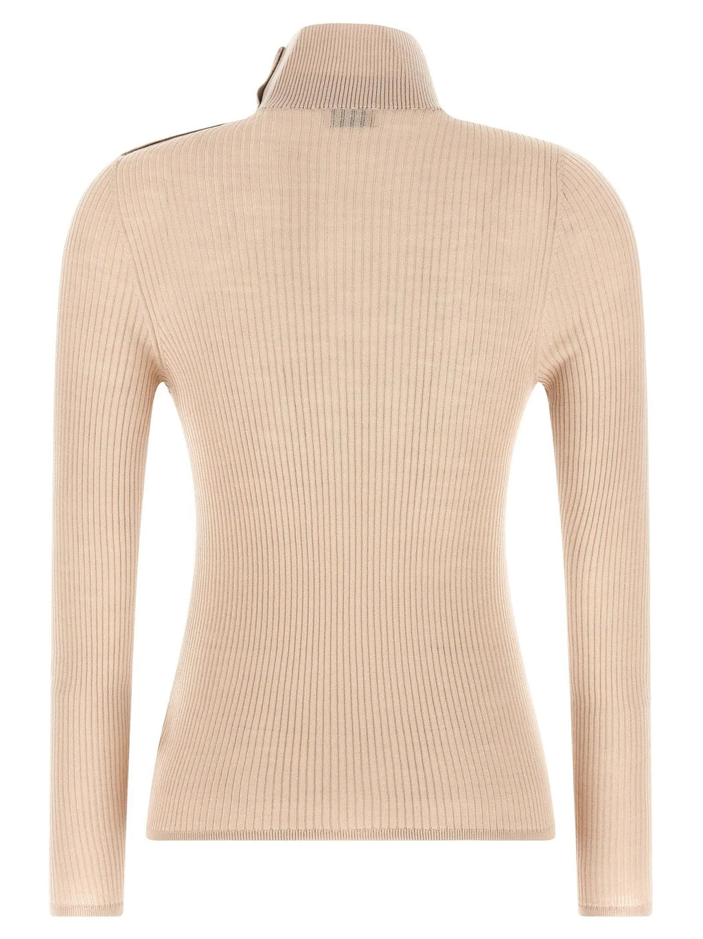 Moncler Beige Virgin Wool Cardigan