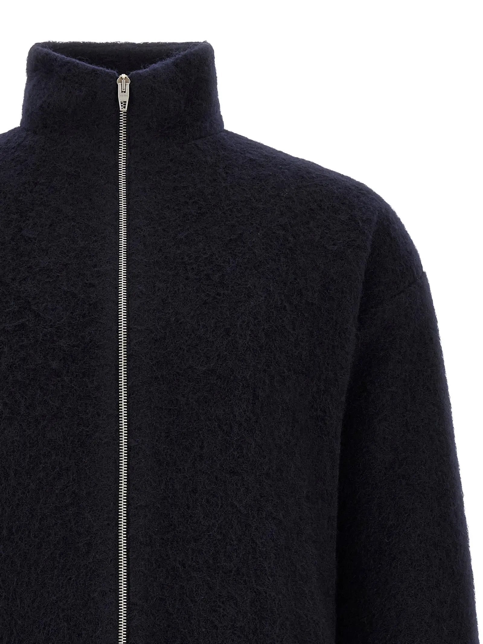 Jil Sander Blue Wool Sweatshirt