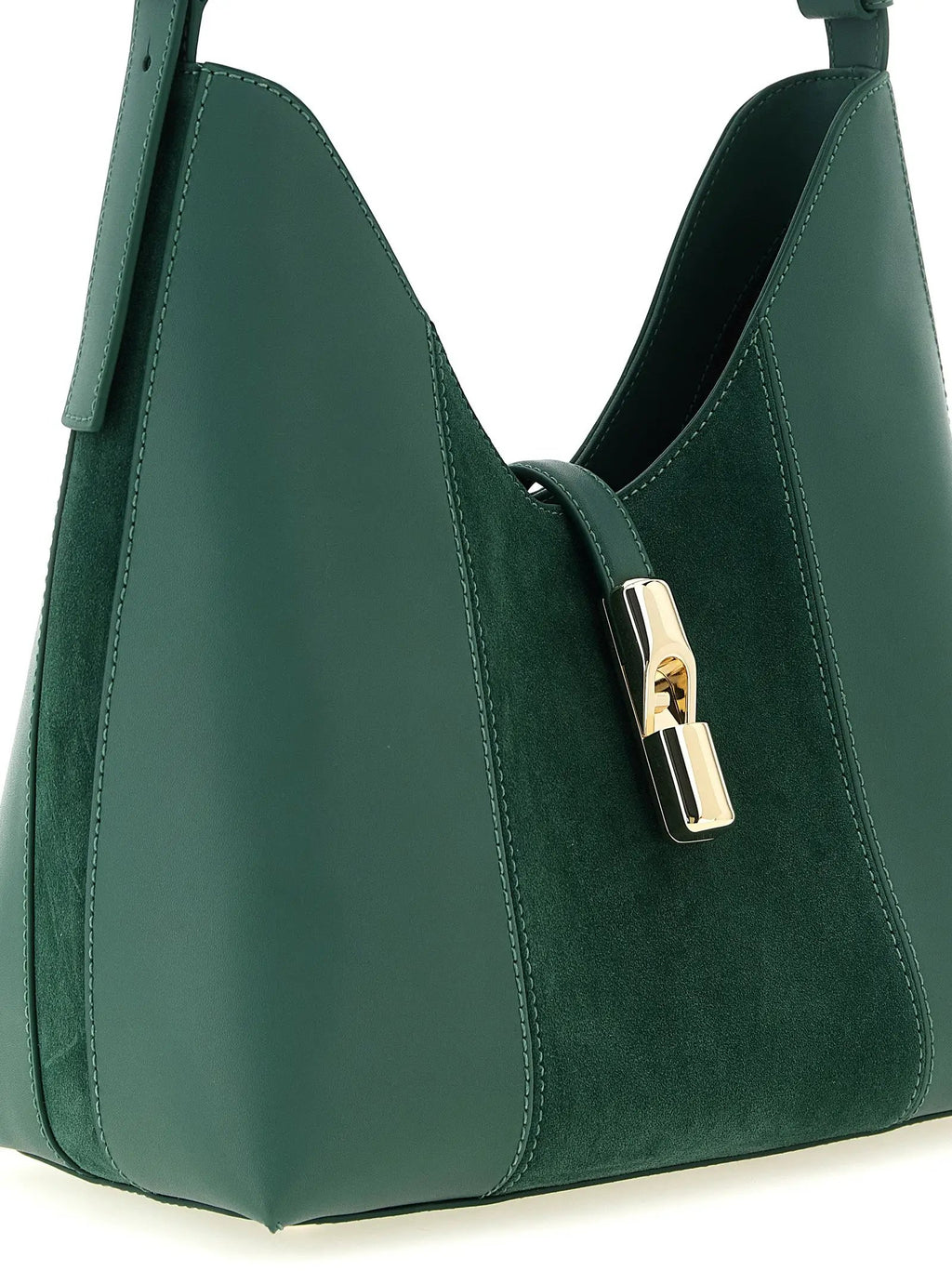 Furla Bicolor Calfskin Shoulder Bag