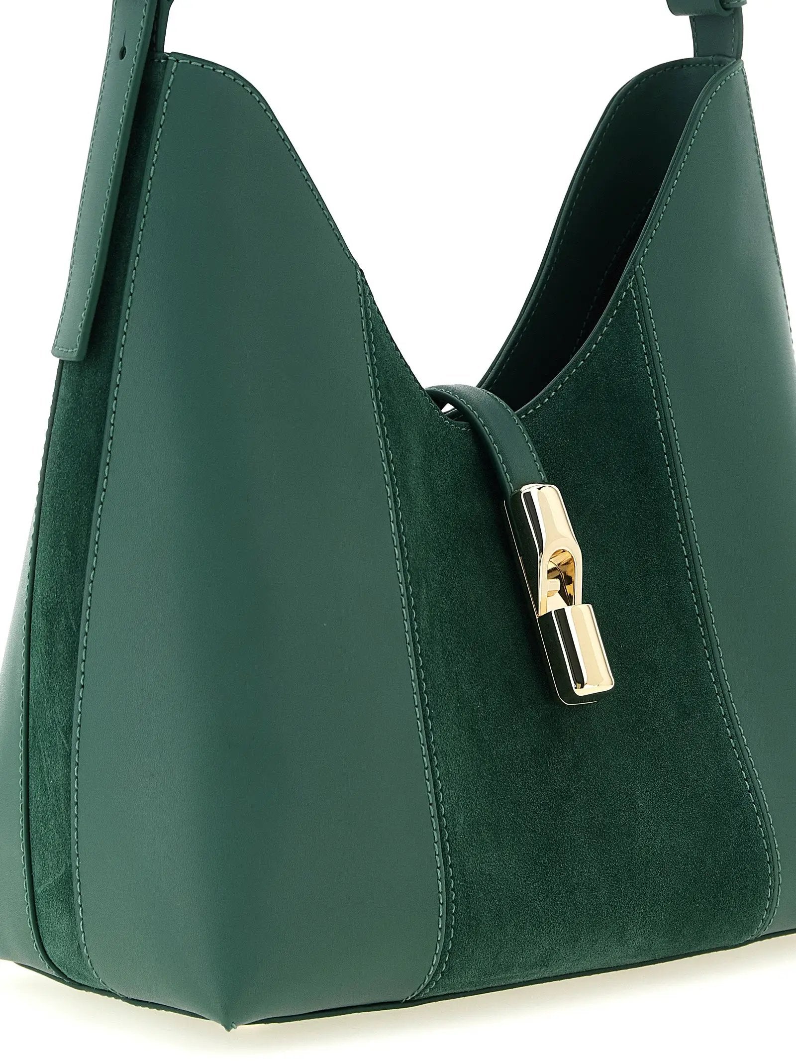 Furla Bicolor Calfskin Shoulder Bag