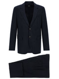 Hugo Boss Blue Virgin Wool Two-Piece Suit