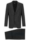 Hugo Boss Gray Virgin Wool Two-Piece Suit