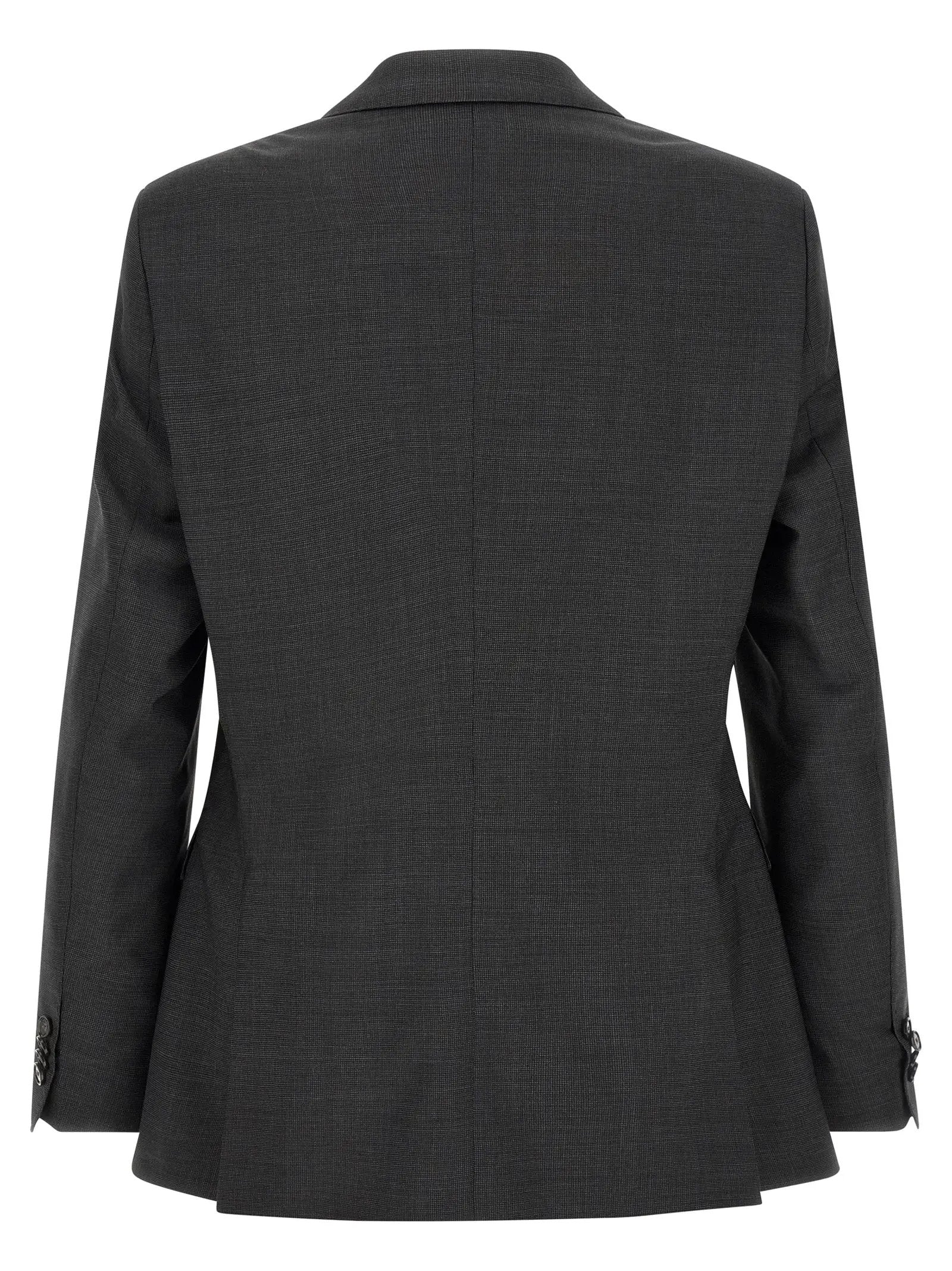 Hugo Boss Gray Virgin Wool Two-Piece Suit