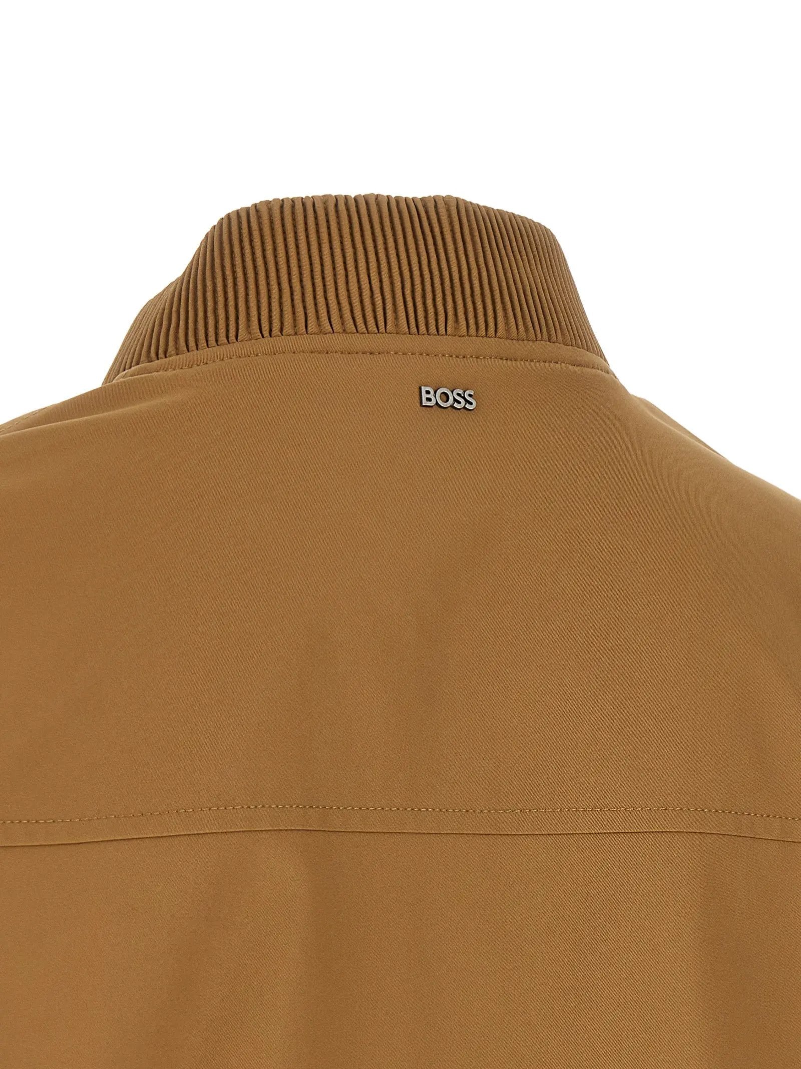 Hugo Boss Beige Polyester Bomber