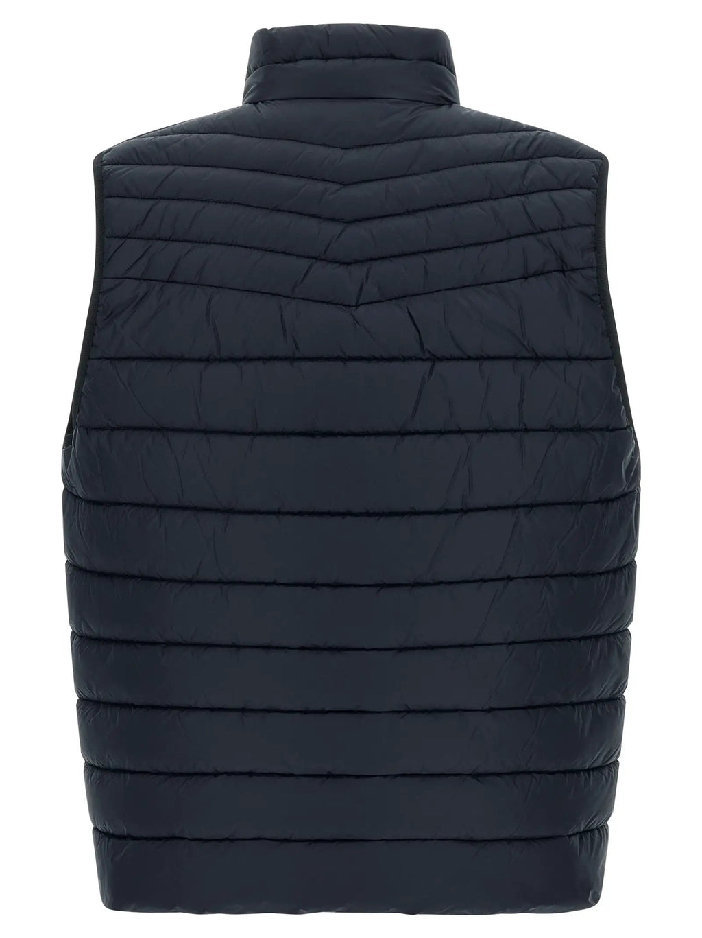 Hugo Boss Blue Recycled Polyamide Sleeveless Jacket
