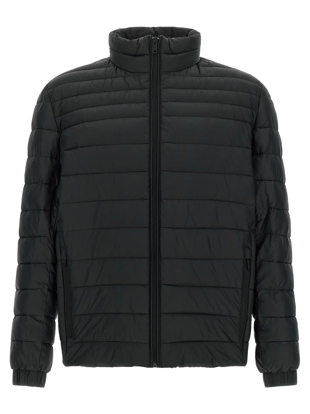 Hugo Boss Black Recycled Polyamide Full-Length Jacket