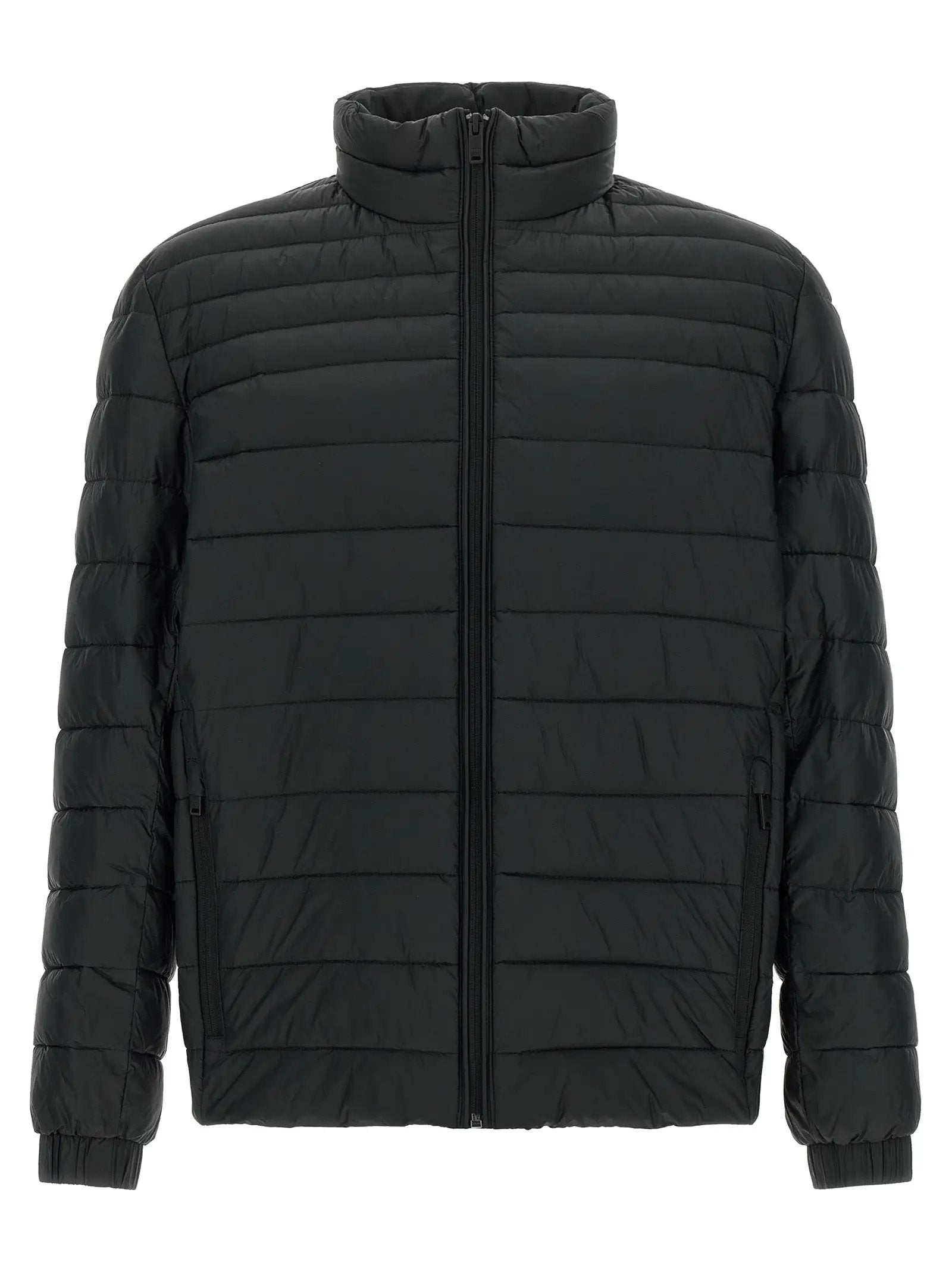 Hugo Boss Black Recycled Polyamide Full-Length Jacket