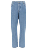 Thom Browne Blue Cotton Straight-Leg Jeans