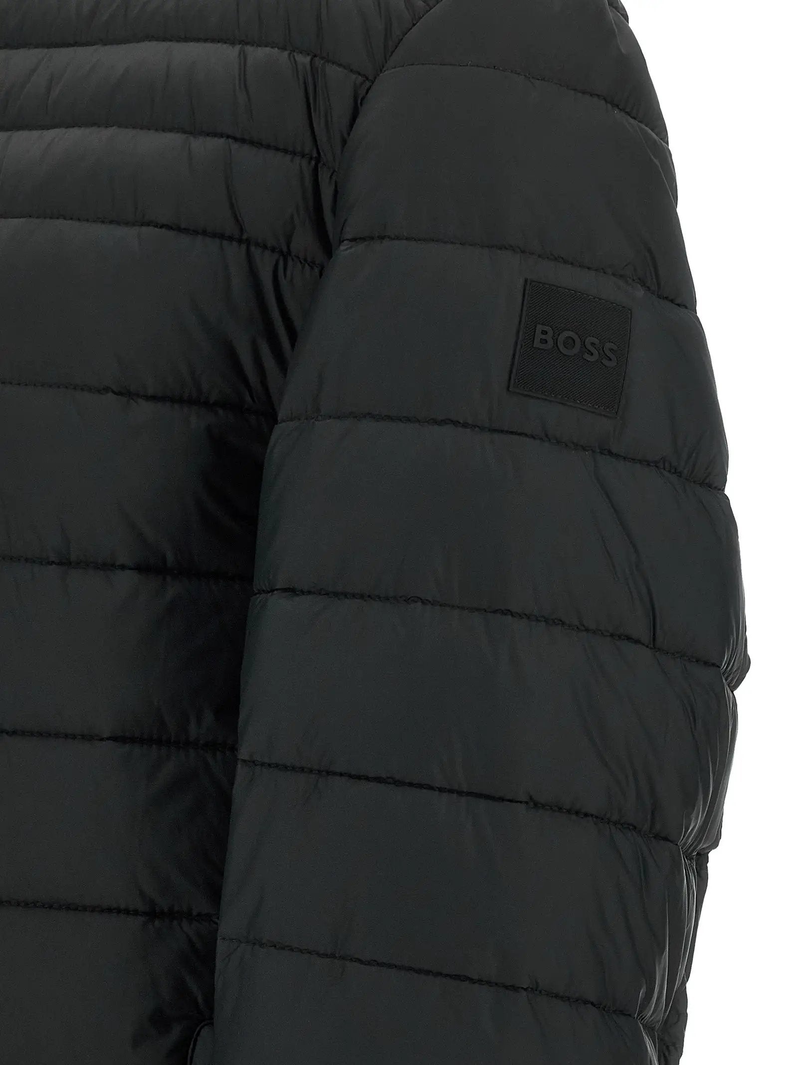Hugo Boss Black Recycled Polyamide Full-Length Jacket