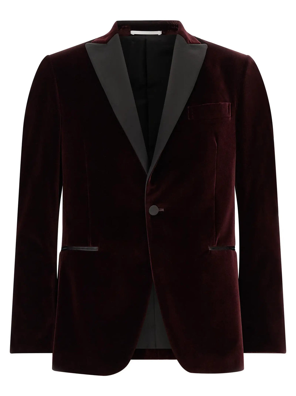 Pal Zileri Bordeaux Cotton Blazer
