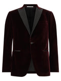 Pal Zileri Bordeaux Cotton Blazer