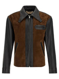 Marni Multicolor Calfskin Leather Jacket