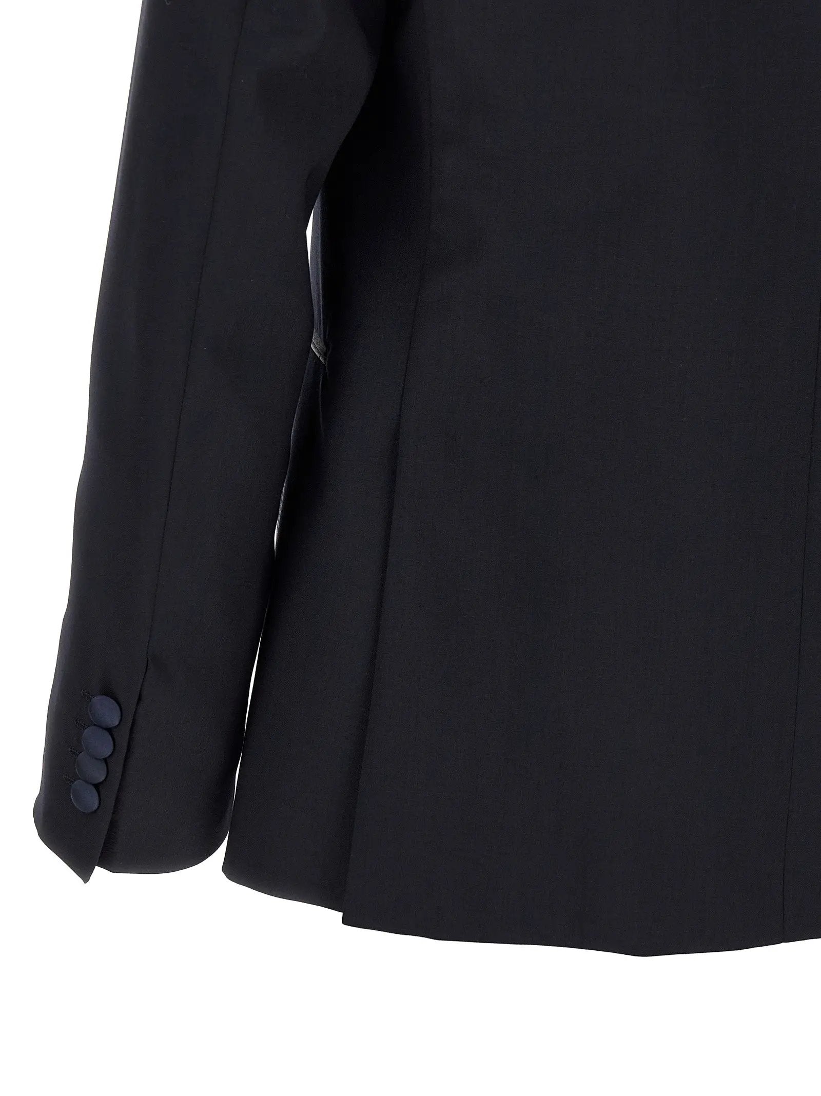 Pal Zileri Black Wool Two-Piece Suit