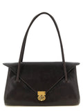 Marni Brown Calfskin Shoulder Bag