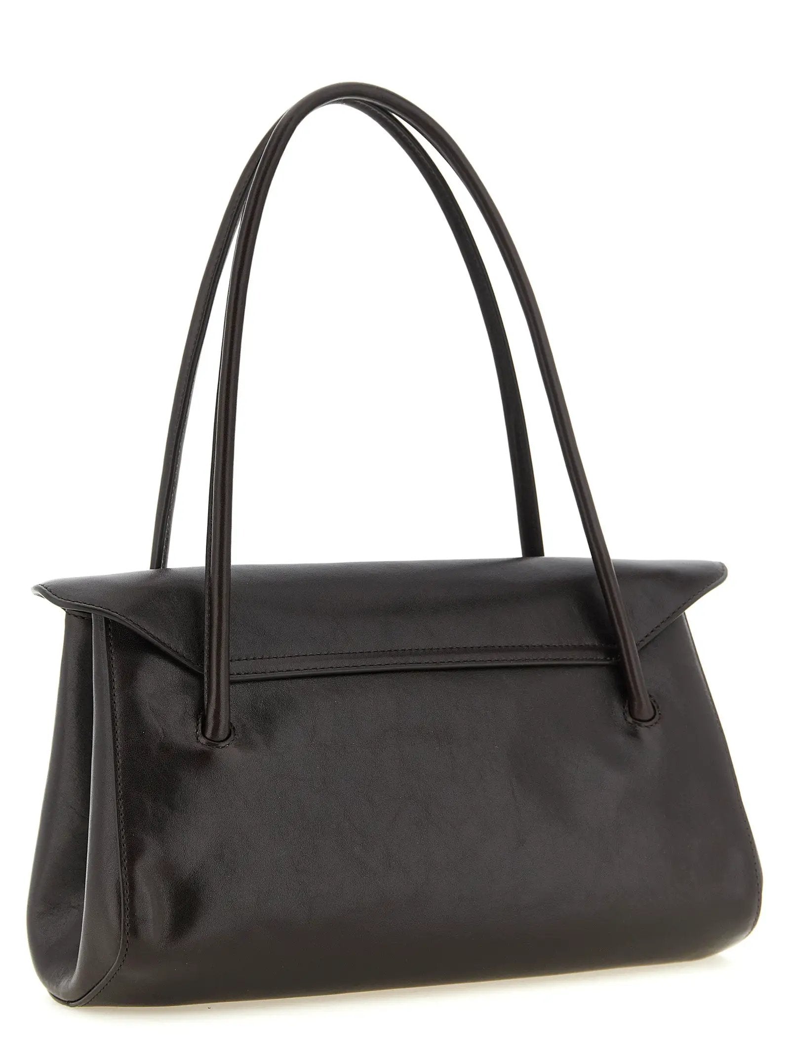 Marni Brown Calfskin Shoulder Bag