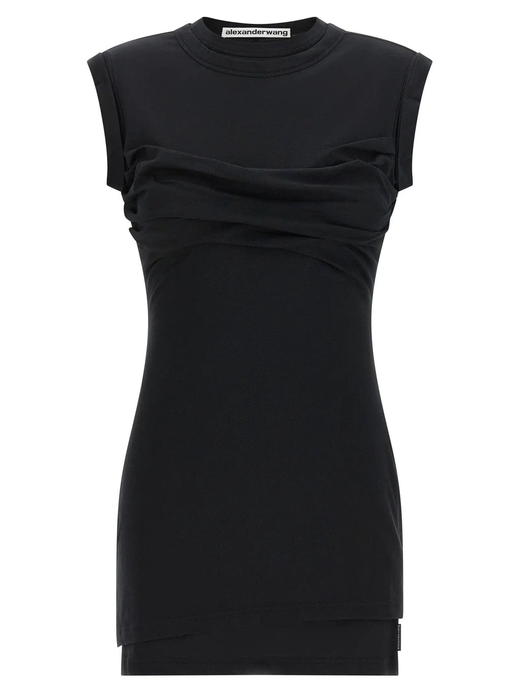 Alexander Wang Black Cotton Short Dress