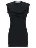 Alexander Wang Black Cotton Short Dress