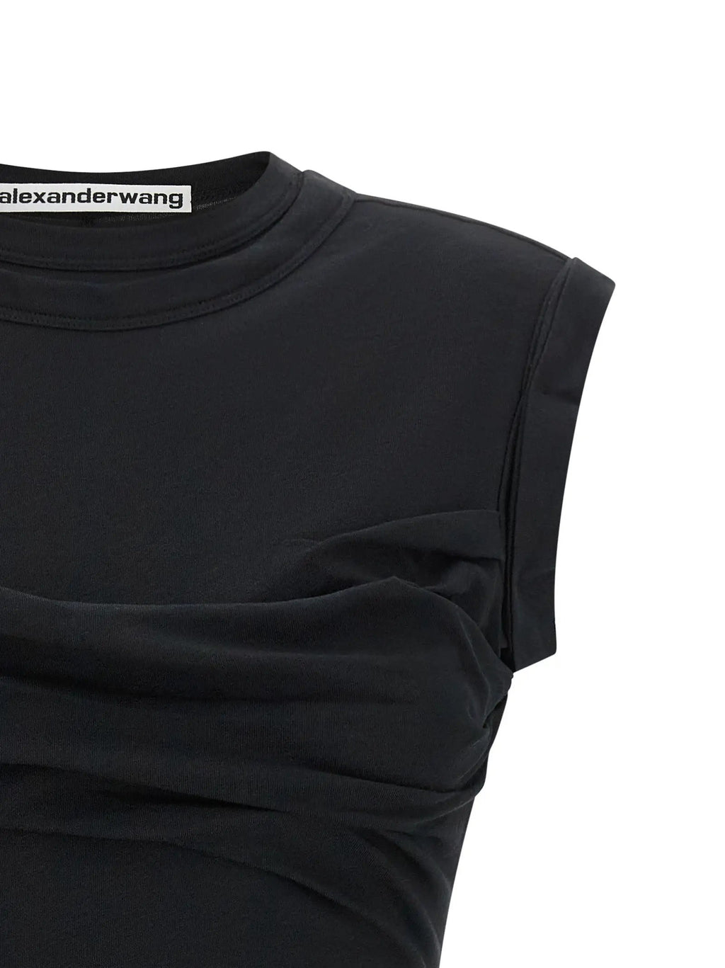 Alexander Wang Black Cotton Short Dress