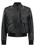Tom Ford Black Lamb Leather Leather Jacket