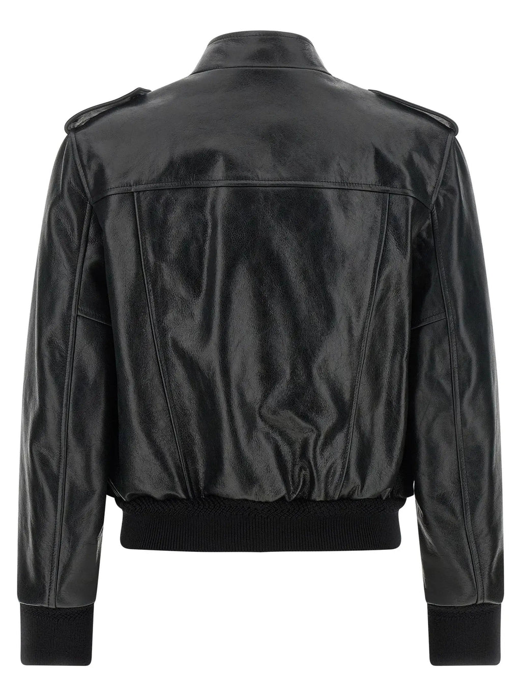 Tom Ford Black Lamb Leather Leather Jacket