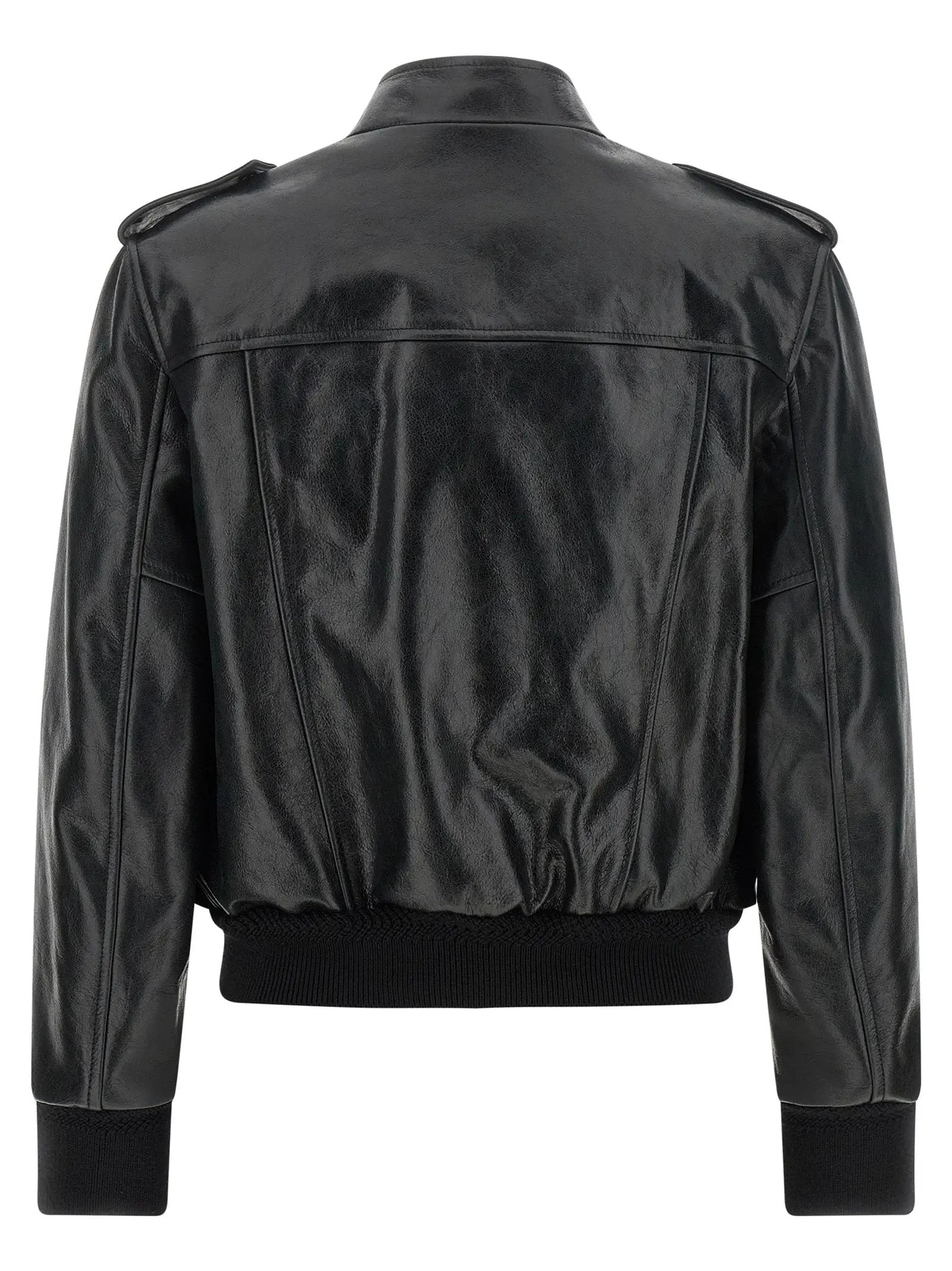 Tom Ford Black Lamb Leather Leather Jacket