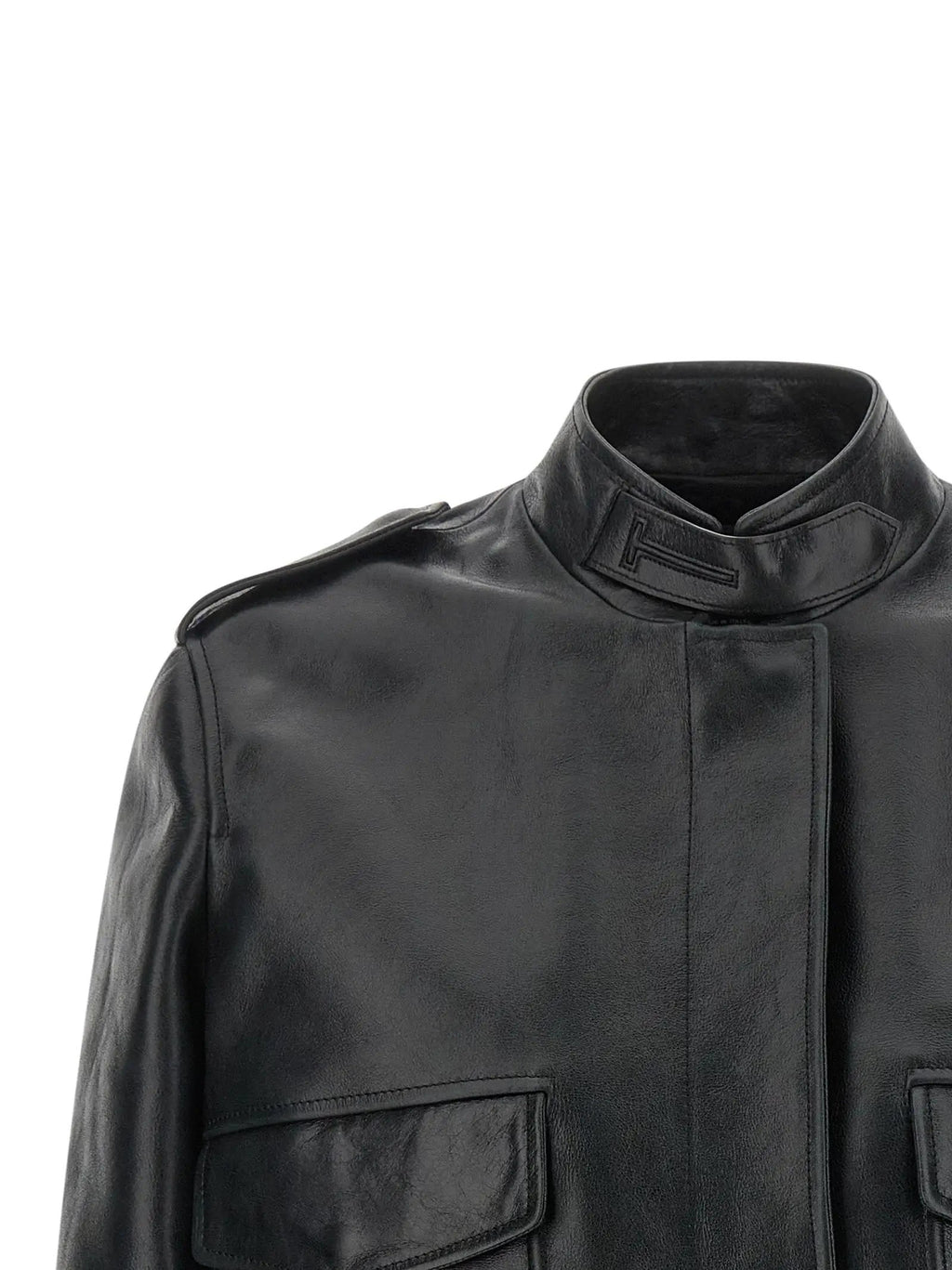Tom Ford Black Lamb Leather Leather Jacket
