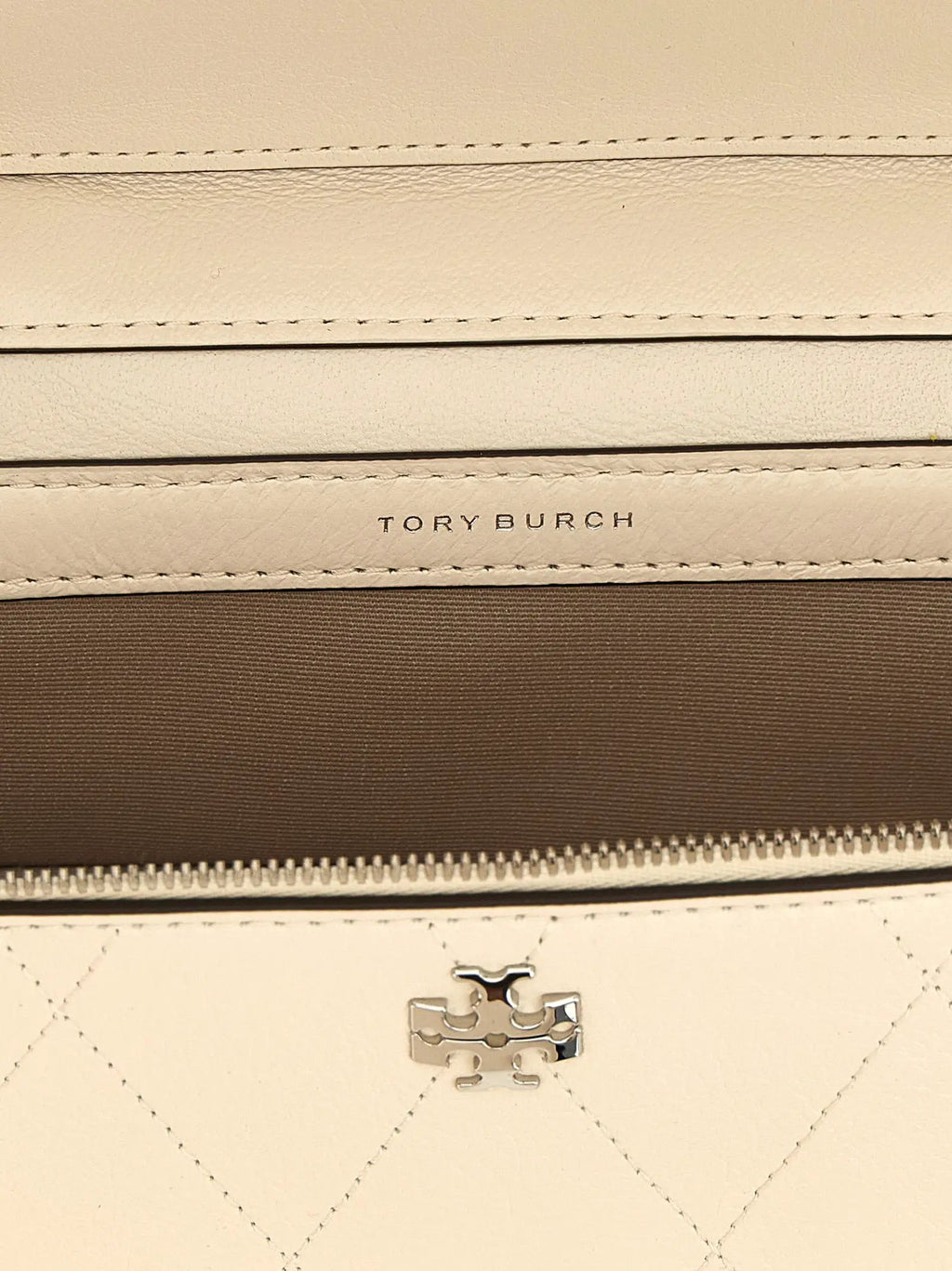 Tory Burch White Cowhide Crossbody Bag