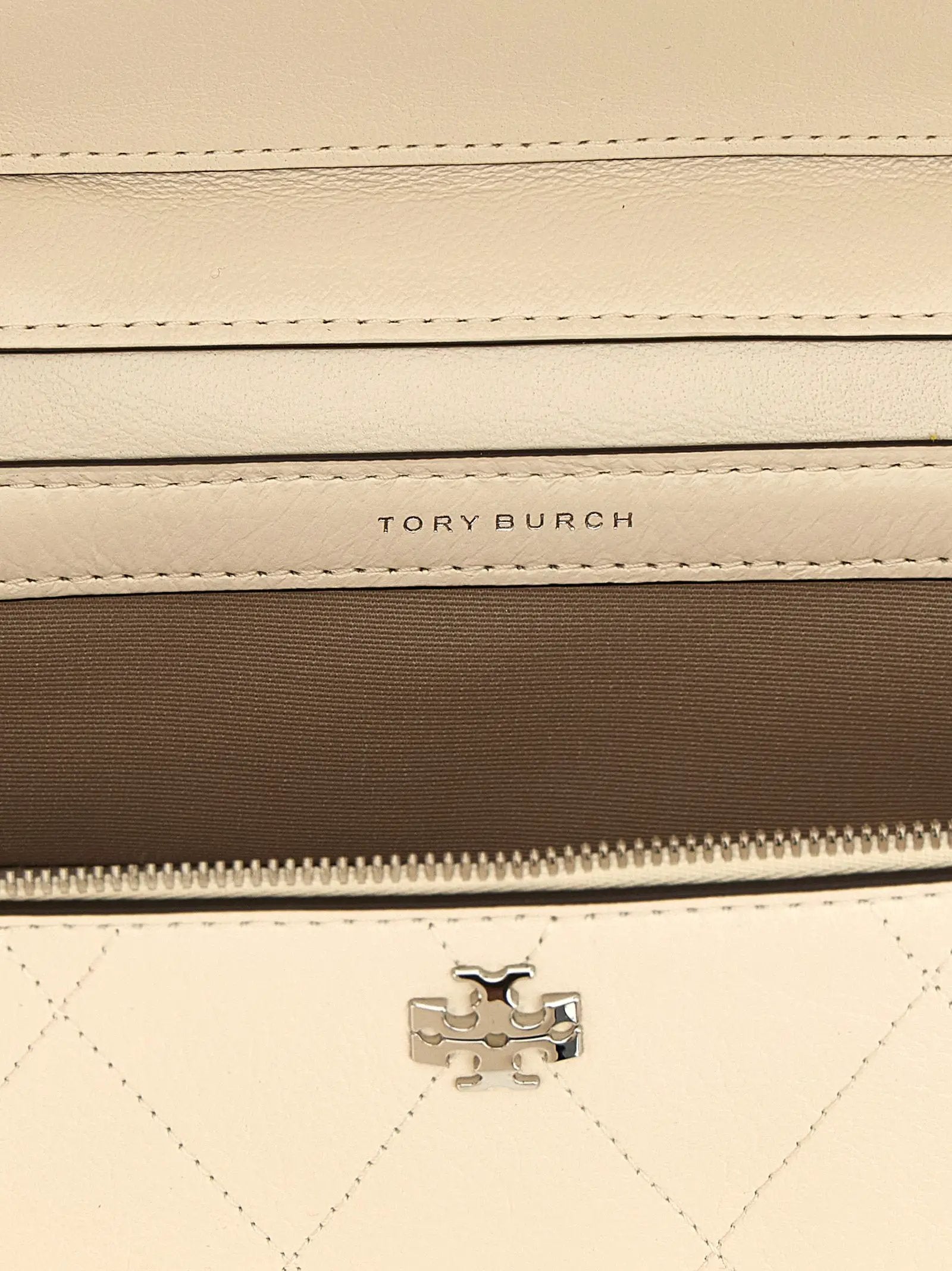 Tory Burch White Cowhide Crossbody Bag