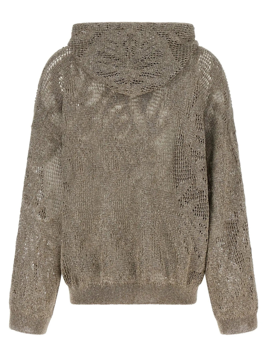 Brunello Cucinelli Brown Linen Cardigan