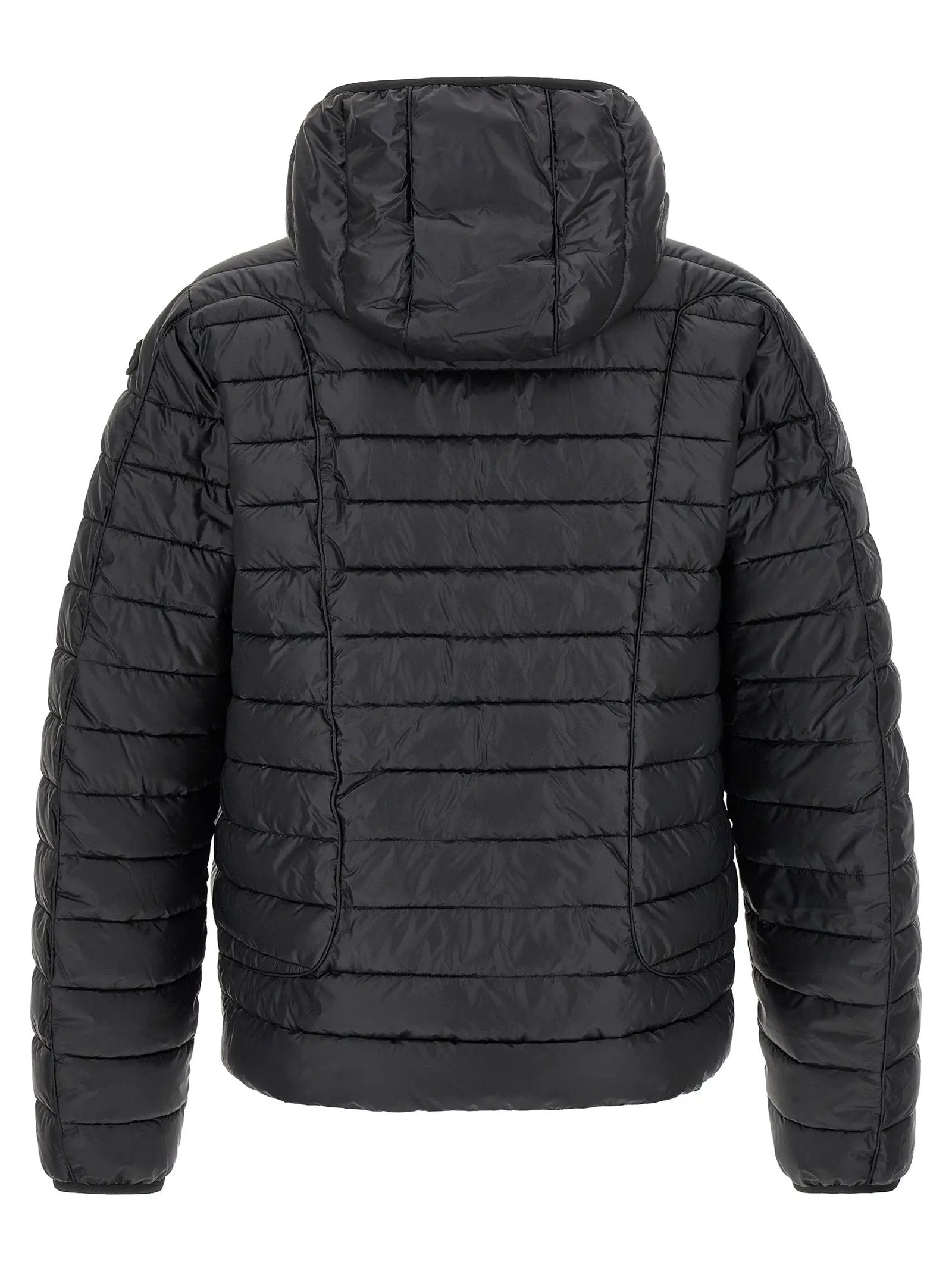 Diesel Black Polyester Full-Length Jacket